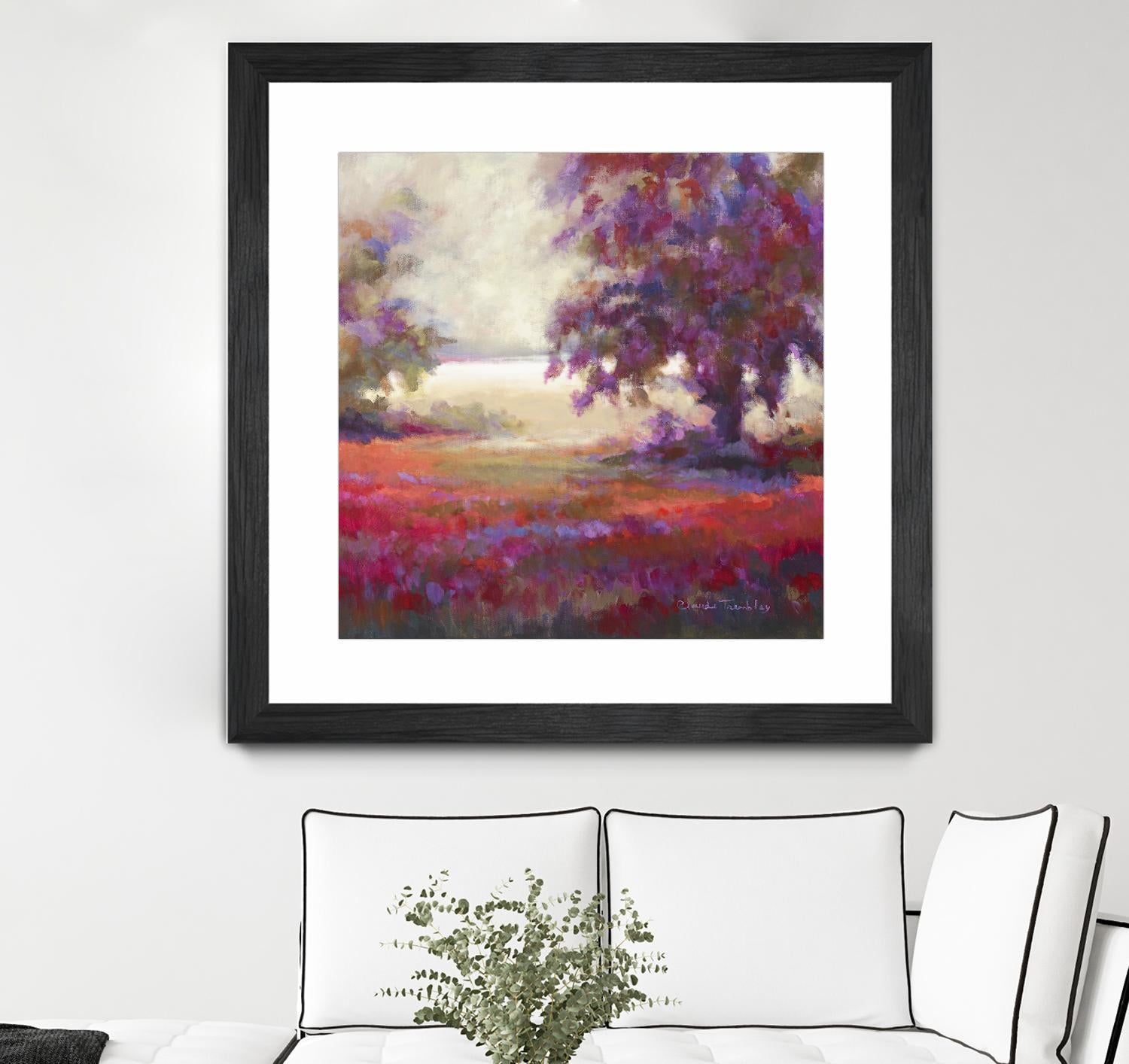 Au seuil de l’étonnement by Claude Tremblay on GIANT ART - brown trees