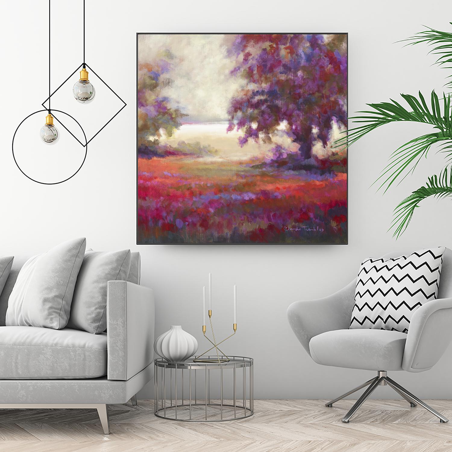 Au seuil de l’étonnement by Claude Tremblay on GIANT ART - brown trees