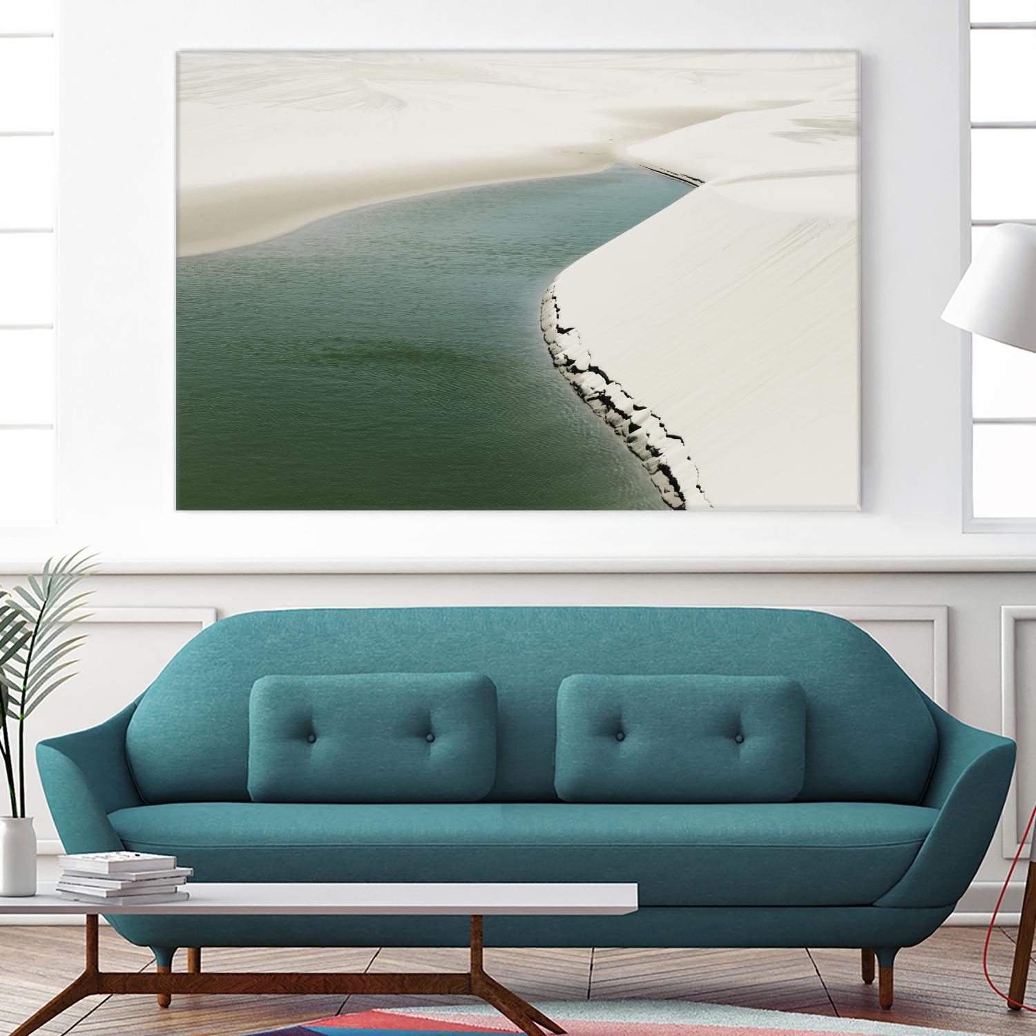 Pale Dunes by Daniel Stanford on GIANT ART - beige landscape