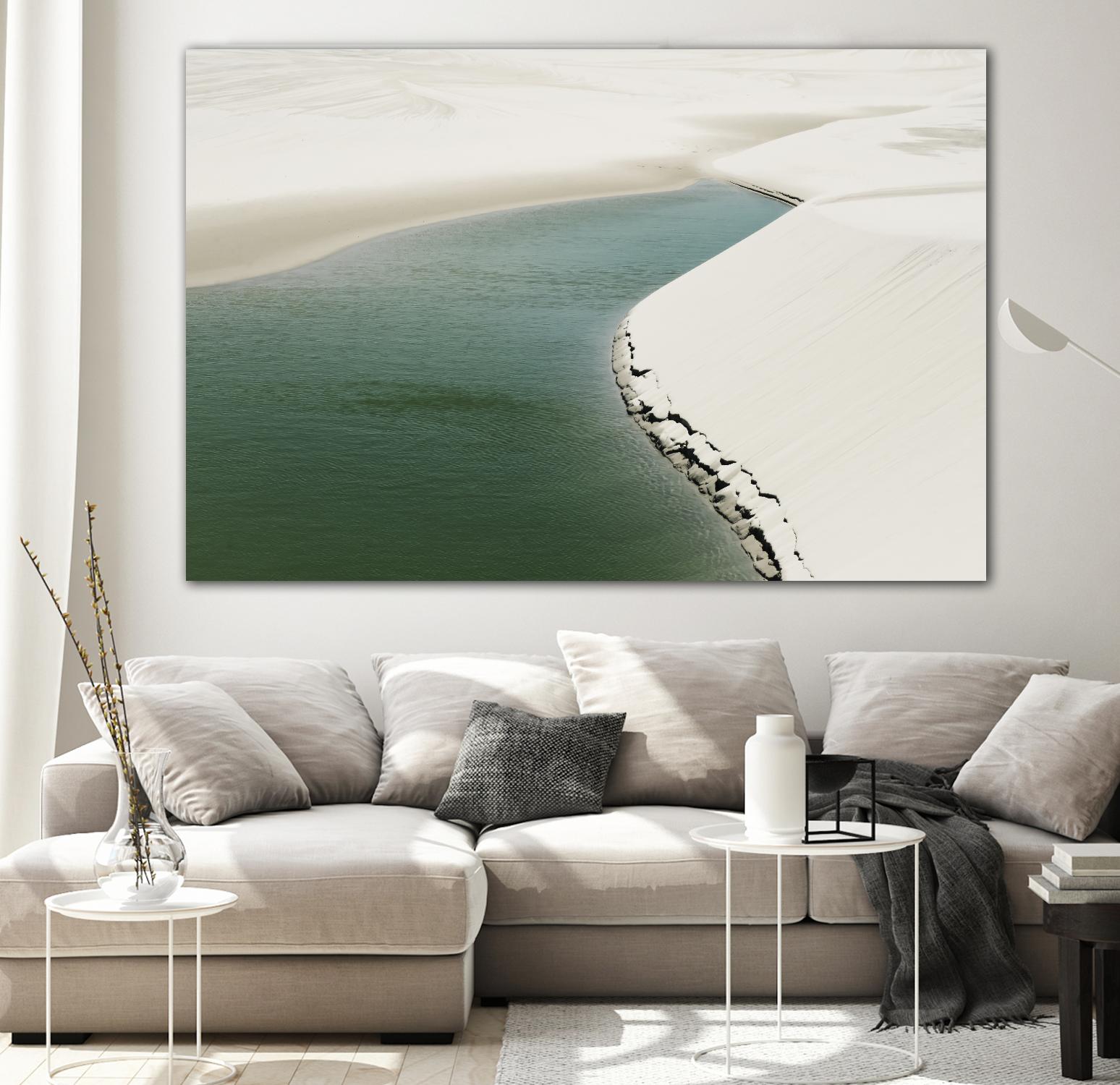 Pale Dunes by Daniel Stanford on GIANT ART - beige landscape