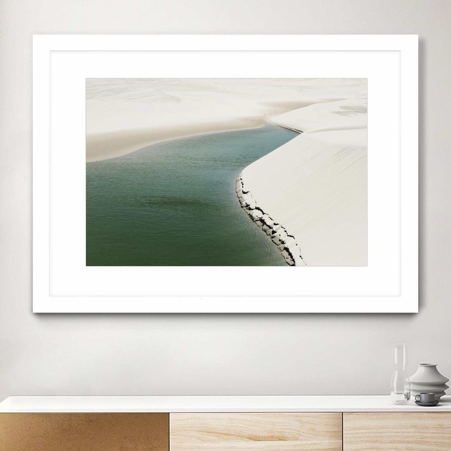 Pale Dunes by Daniel Stanford on GIANT ART - beige landscape sand