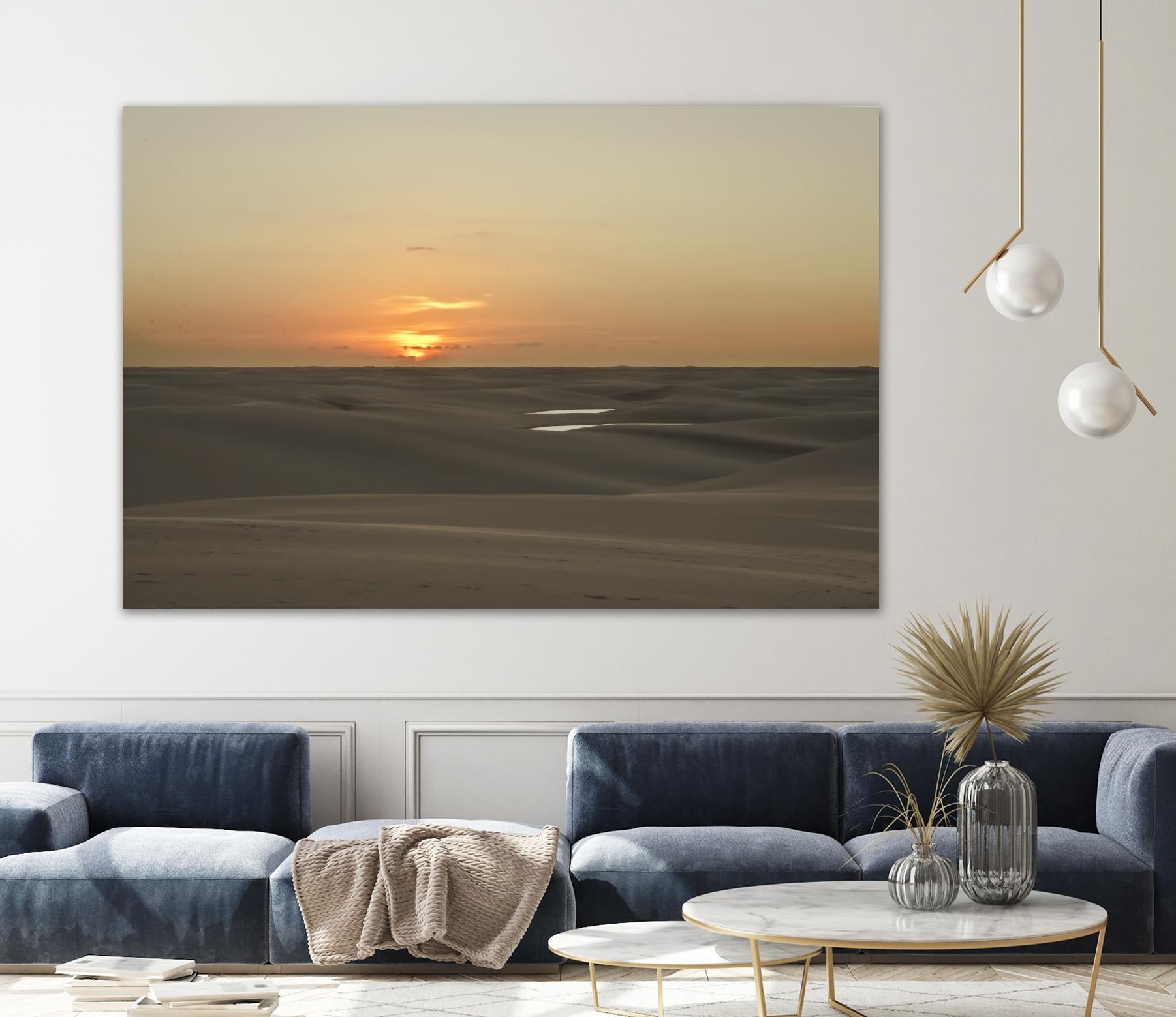 Pink by Daniel Stanford on GIANT ART - orange landscape