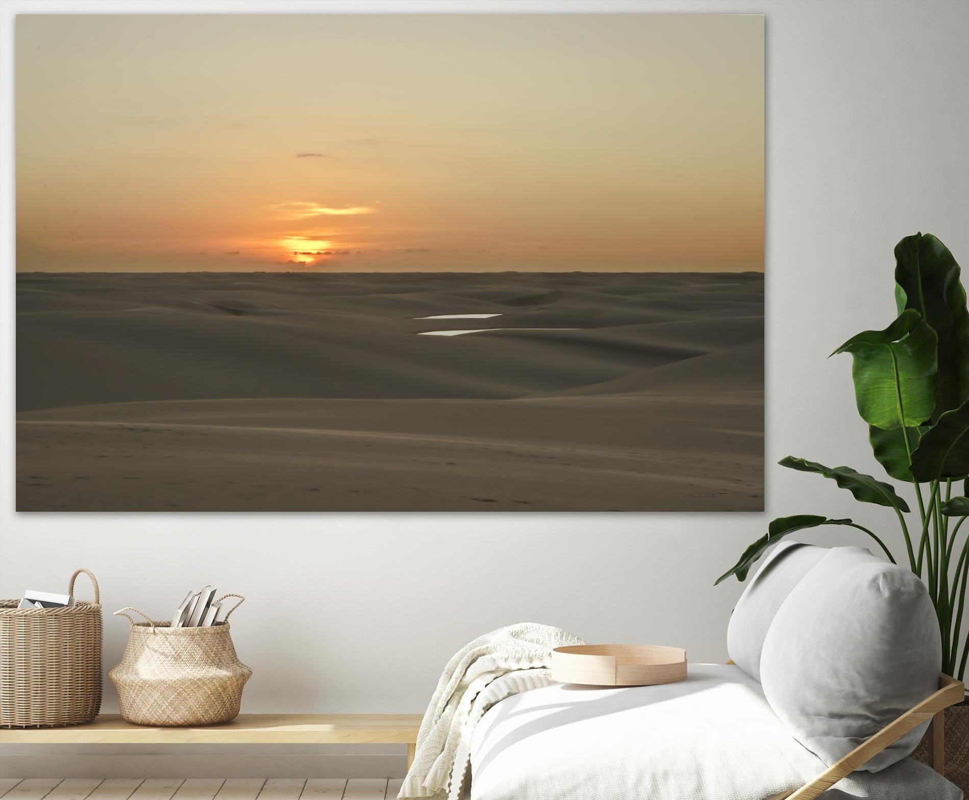 Pink by Daniel Stanford on GIANT ART - orange landscape