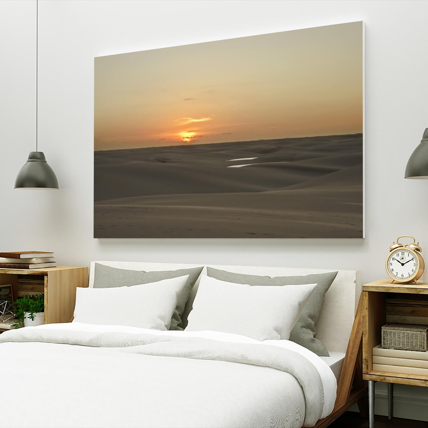 Pink by Daniel Stanford on GIANT ART - orange landscape