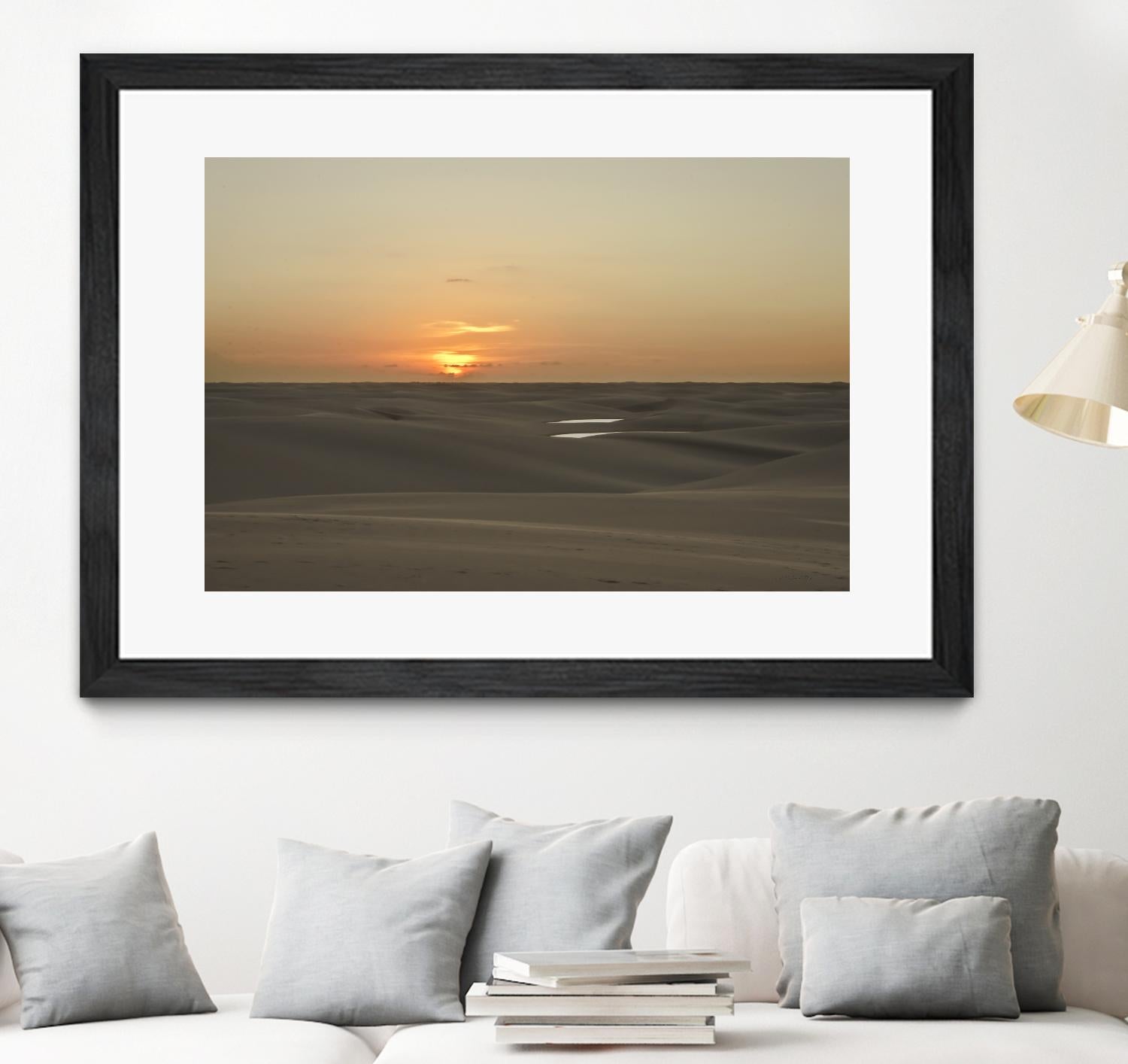 Pink by Daniel Stanford on GIANT ART - orange landscape sand