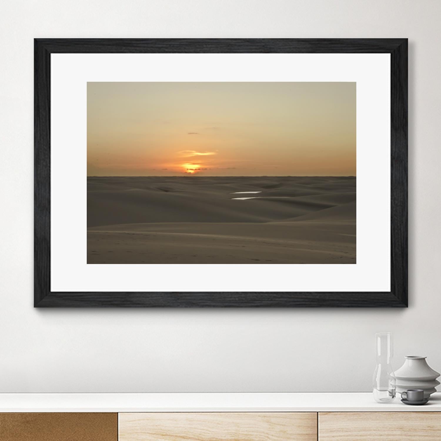 Pink by Daniel Stanford on GIANT ART - orange landscape sand