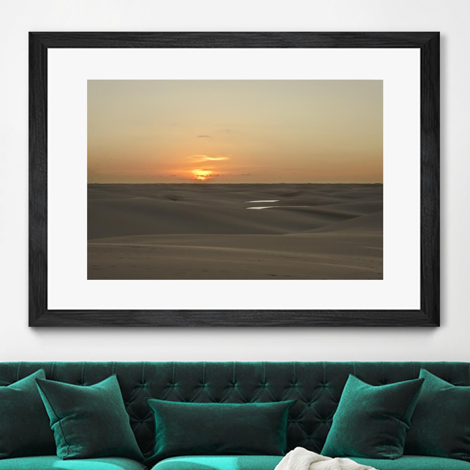 Pink by Daniel Stanford on GIANT ART - orange landscape sand