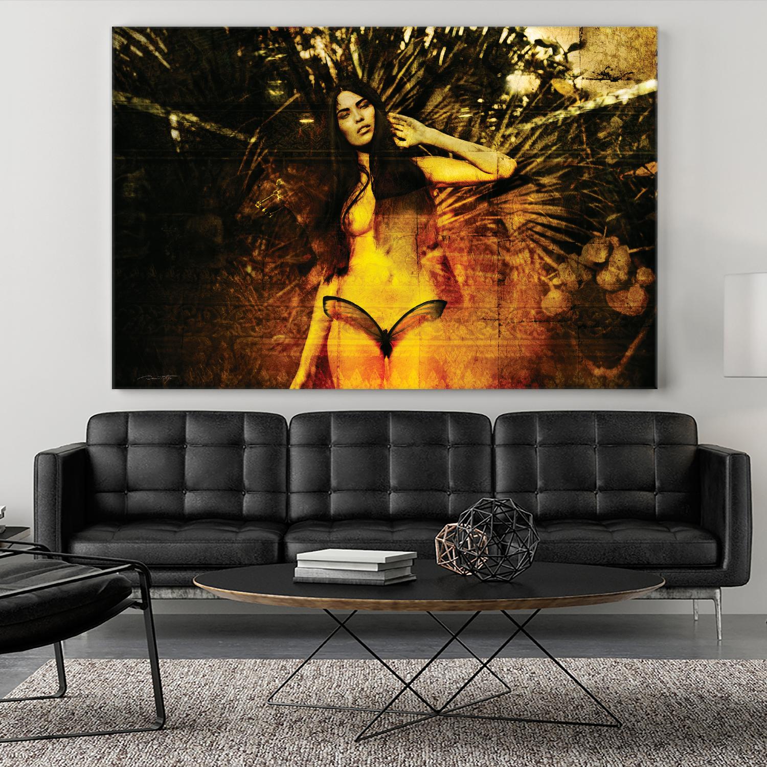 Butterfly by Daniel Stanford on GIANT ART - yellow photo art