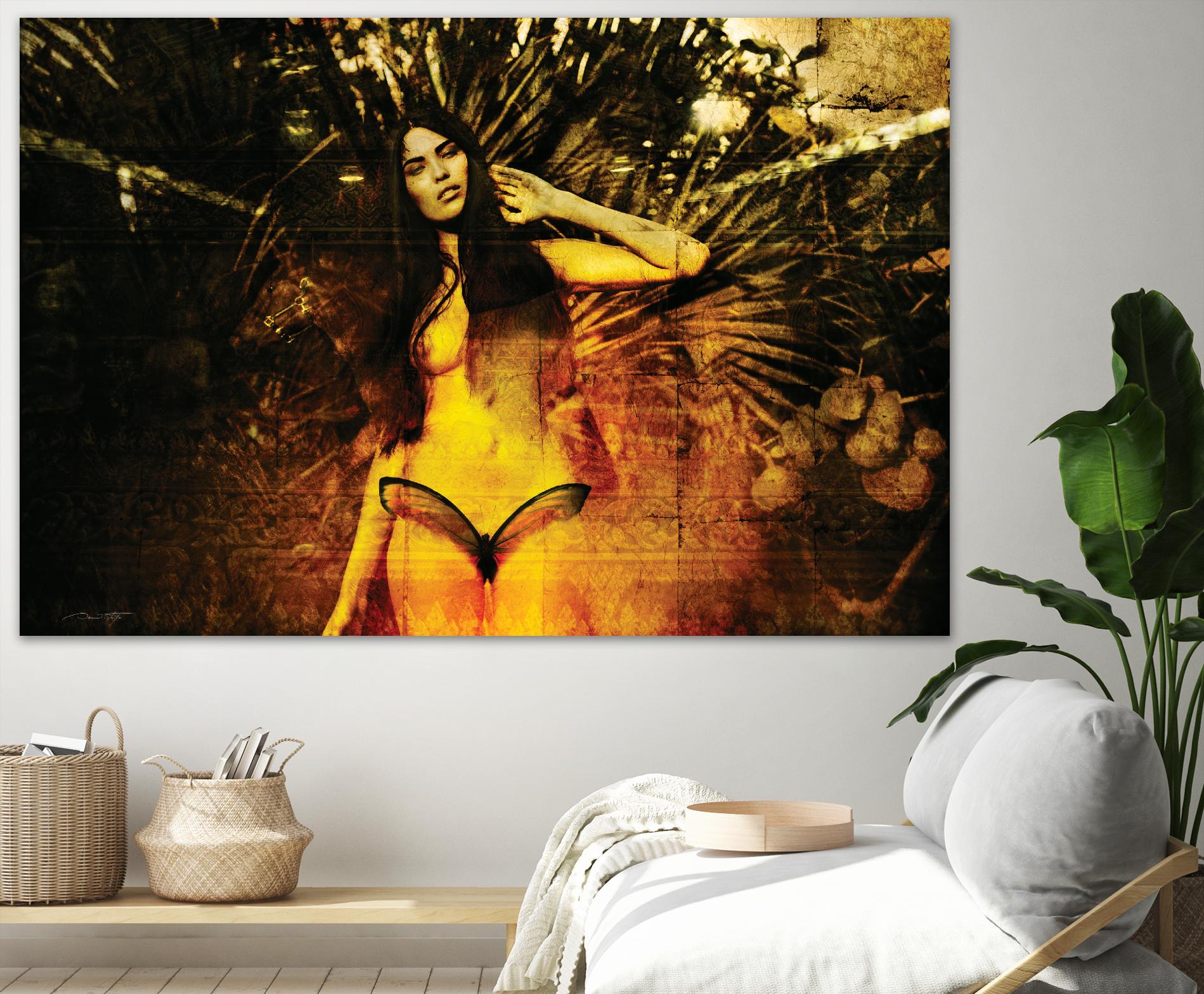 Butterfly by Daniel Stanford on GIANT ART - yellow photo art