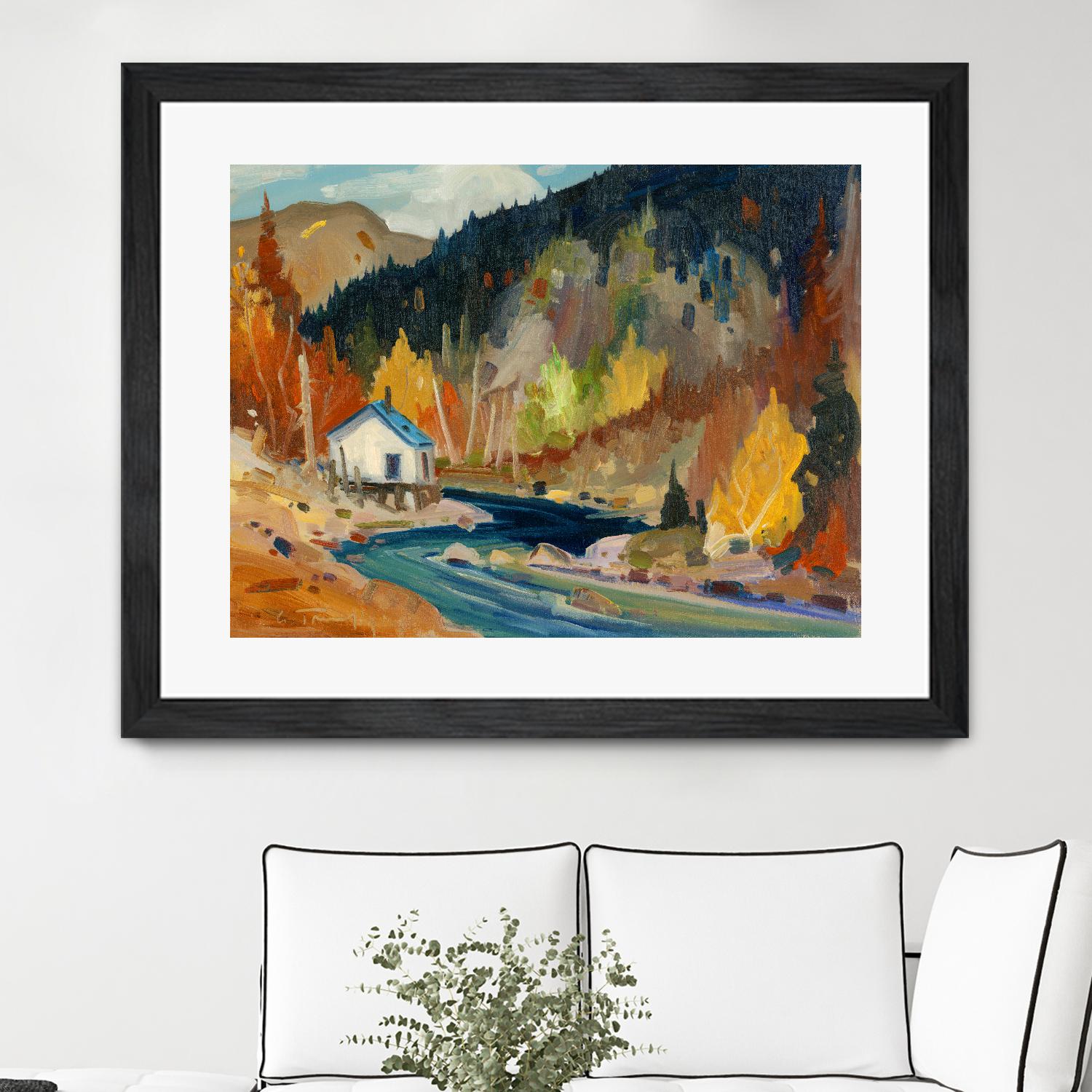 Saveur d’automne by Louis Tremblay on GIANT ART - orange landscape mountain