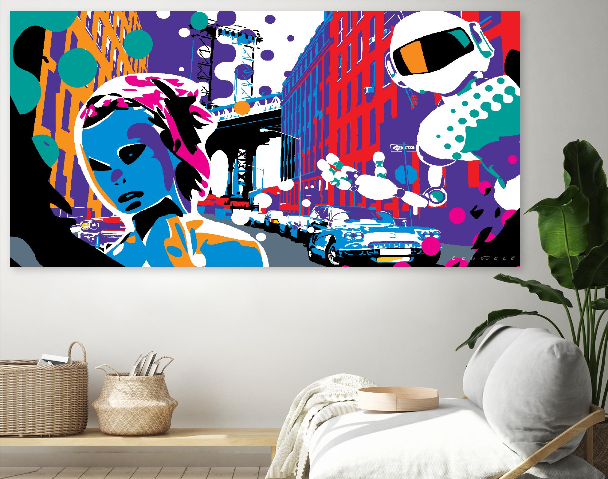 Brooklyn by Ray Lengelé on GIANT ART - red street art robot