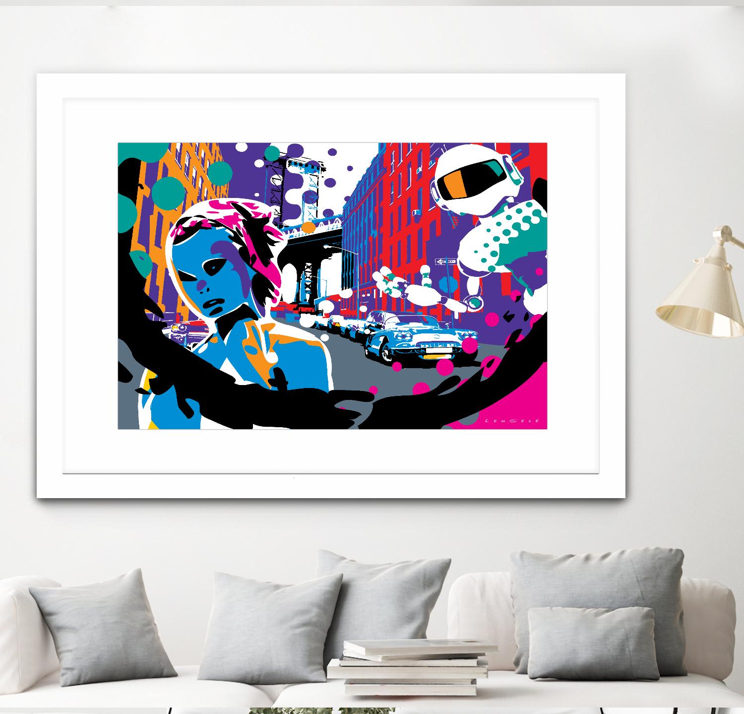 Brooklyn by Ray Lengelé on GIANT ART - red street art robot