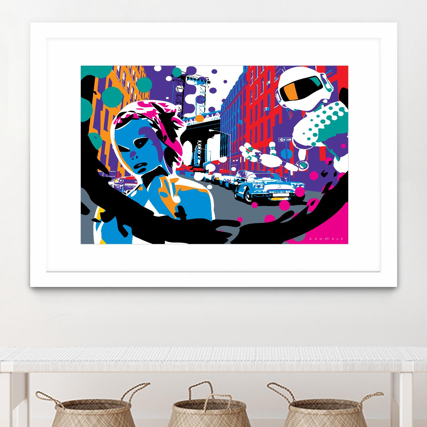 Brooklyn by Ray Lengelé on GIANT ART - red street art robot