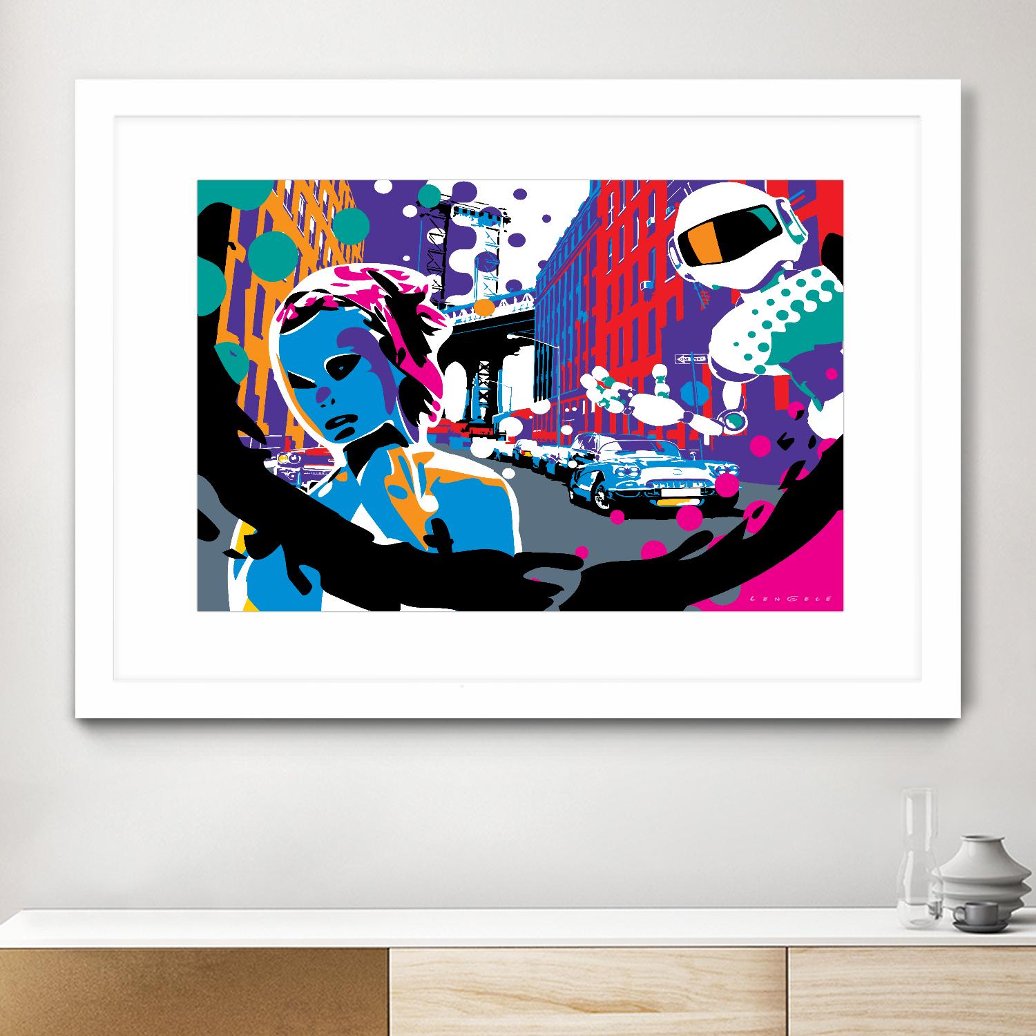 Brooklyn by Ray Lengelé on GIANT ART - red street art robot