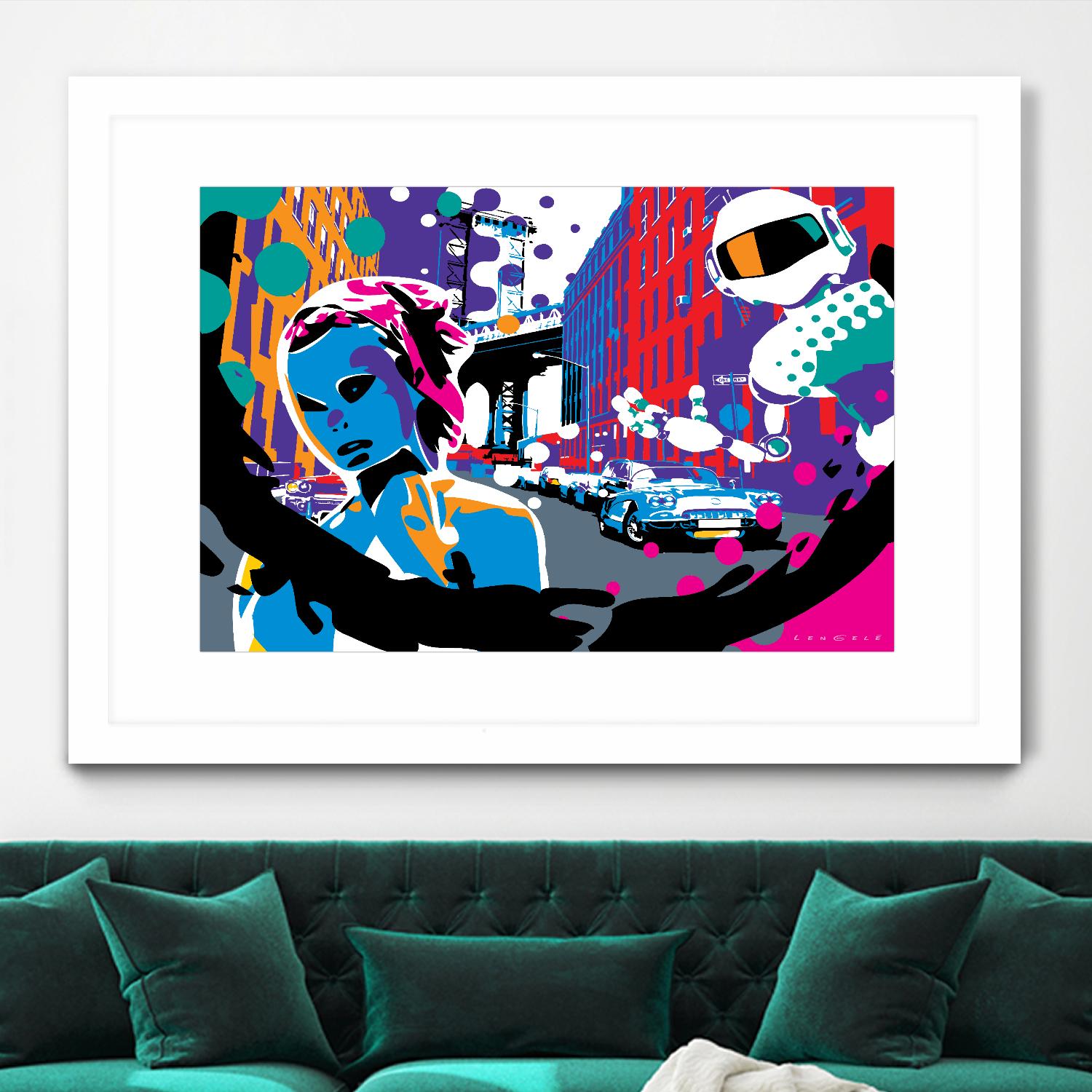 Brooklyn by Ray Lengelé on GIANT ART - red street art robot