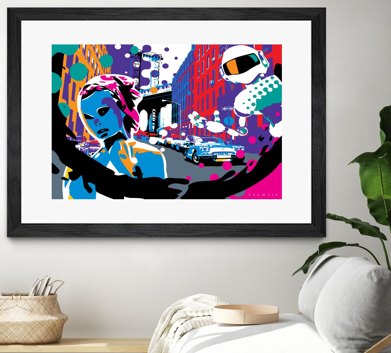 Brooklyn by Ray Lengelé on GIANT ART - red street art robot