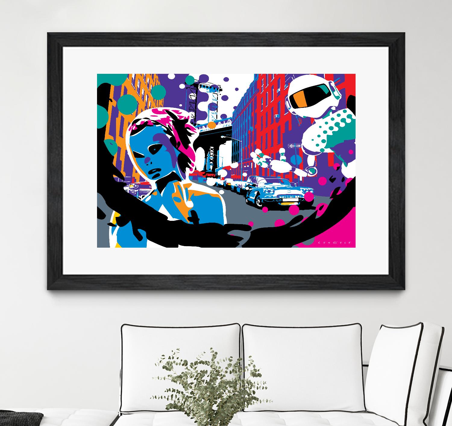 Brooklyn by Ray Lengelé on GIANT ART - red street art robot