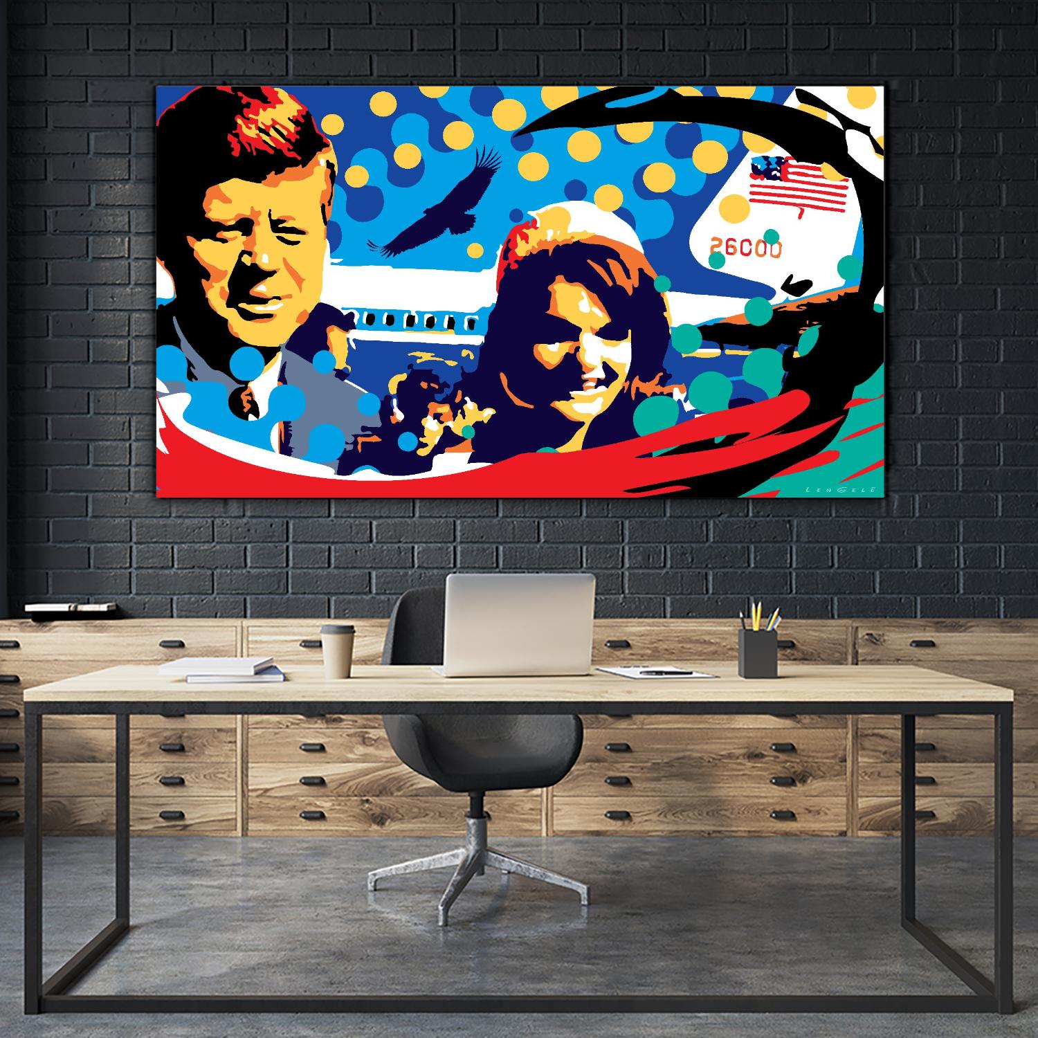 Dallas by Ray Lengelé on GIANT ART - yellow pop art - alternative