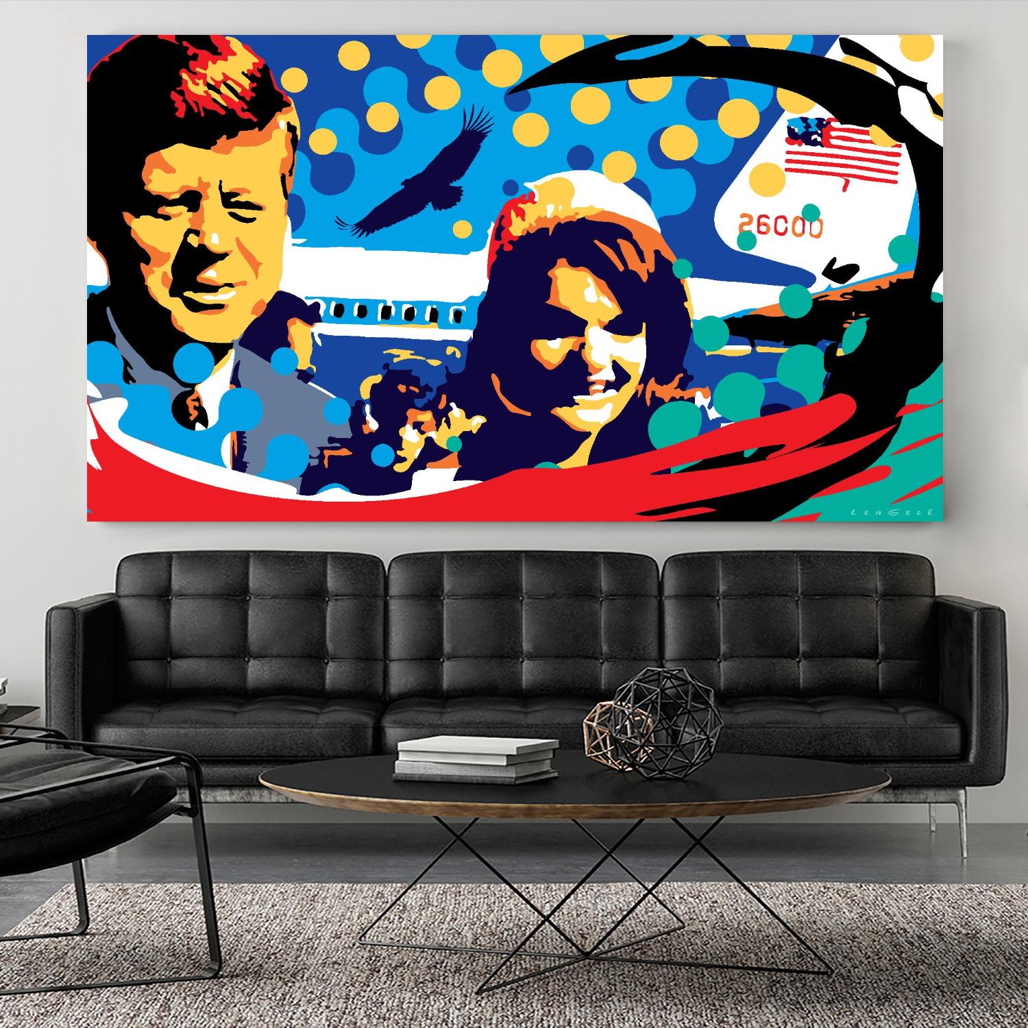 Dallas by Ray Lengelé on GIANT ART - yellow pop art - alternative