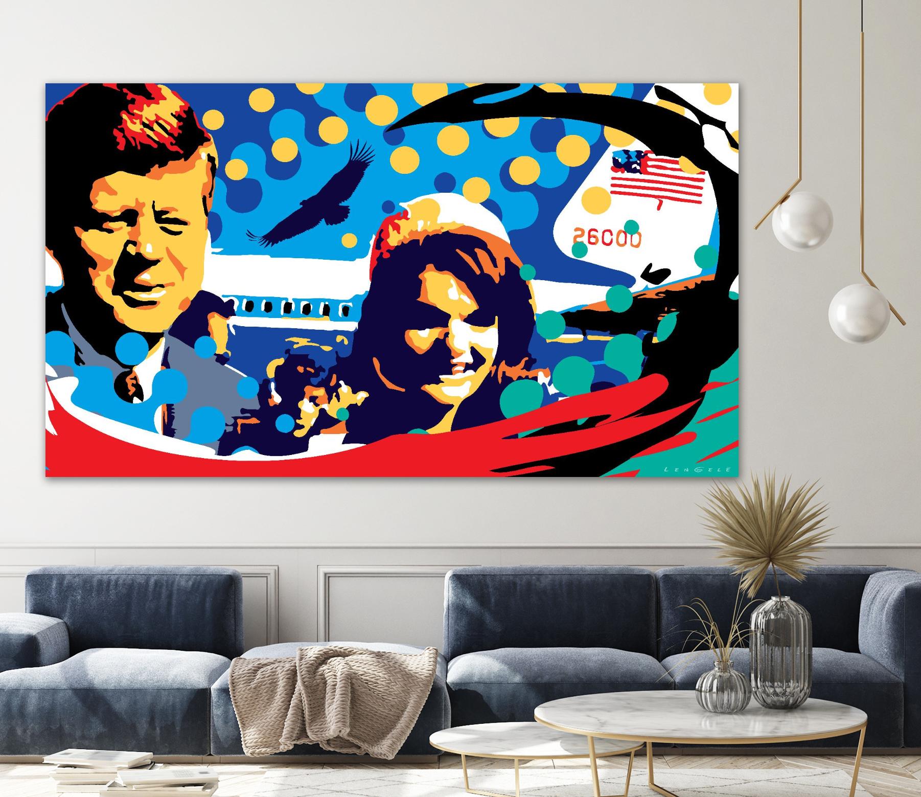 Dallas by Ray Lengelé on GIANT ART - yellow pop art - alternative