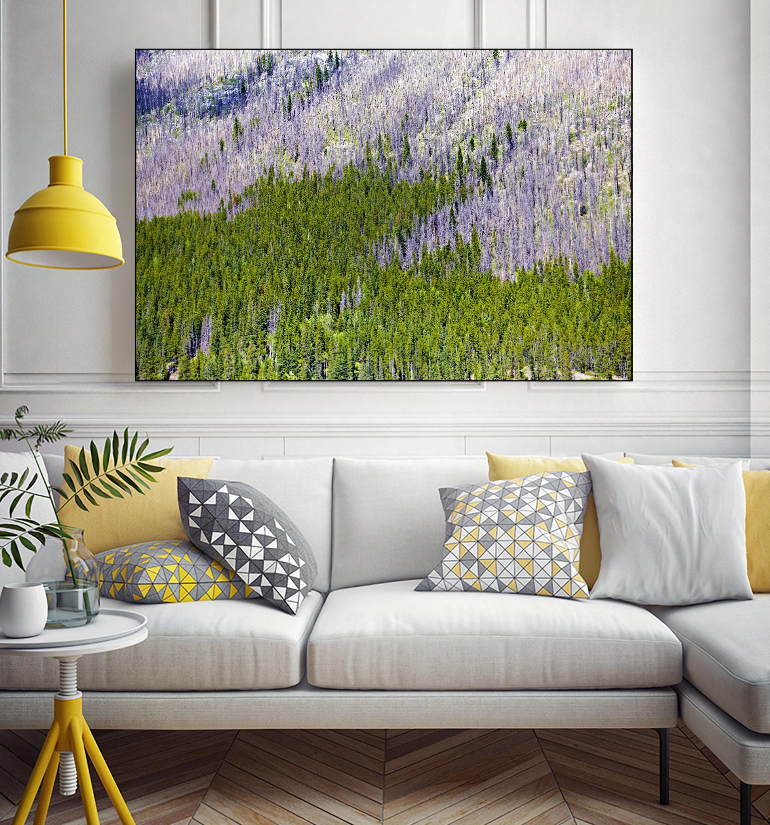 Landscape IV by Peter Morneau on GIANT ART - purple photo art