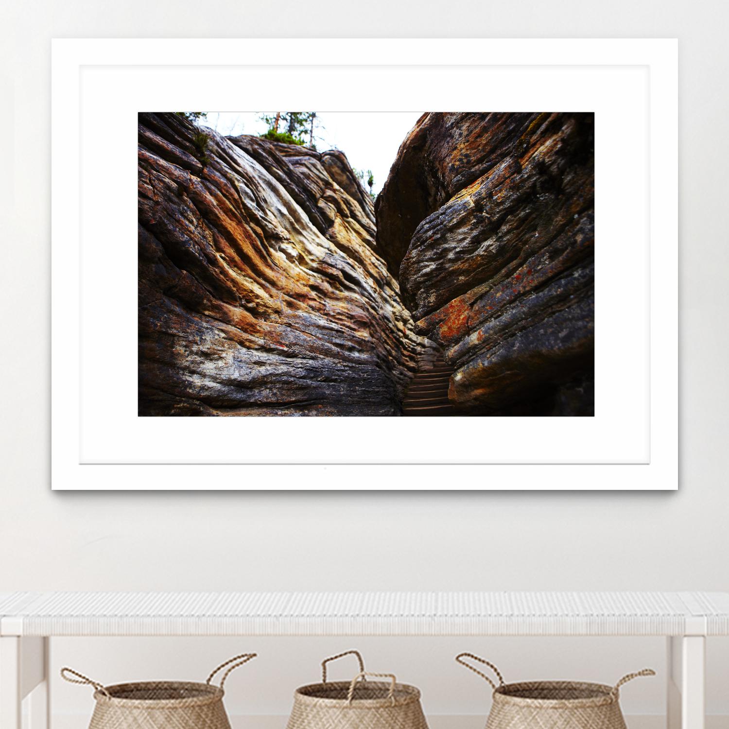 Landscape V by Peter Morneau on GIANT ART - orange photo art