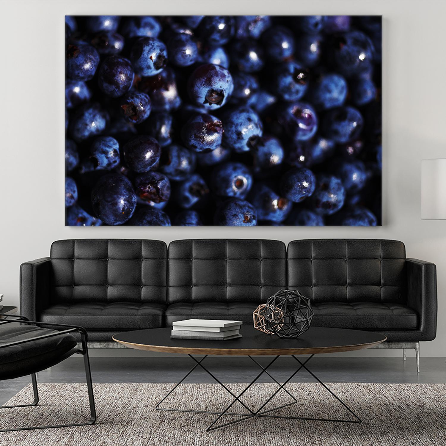 Blueberries I by Peter Morneau on GIANT ART - blue photo art
