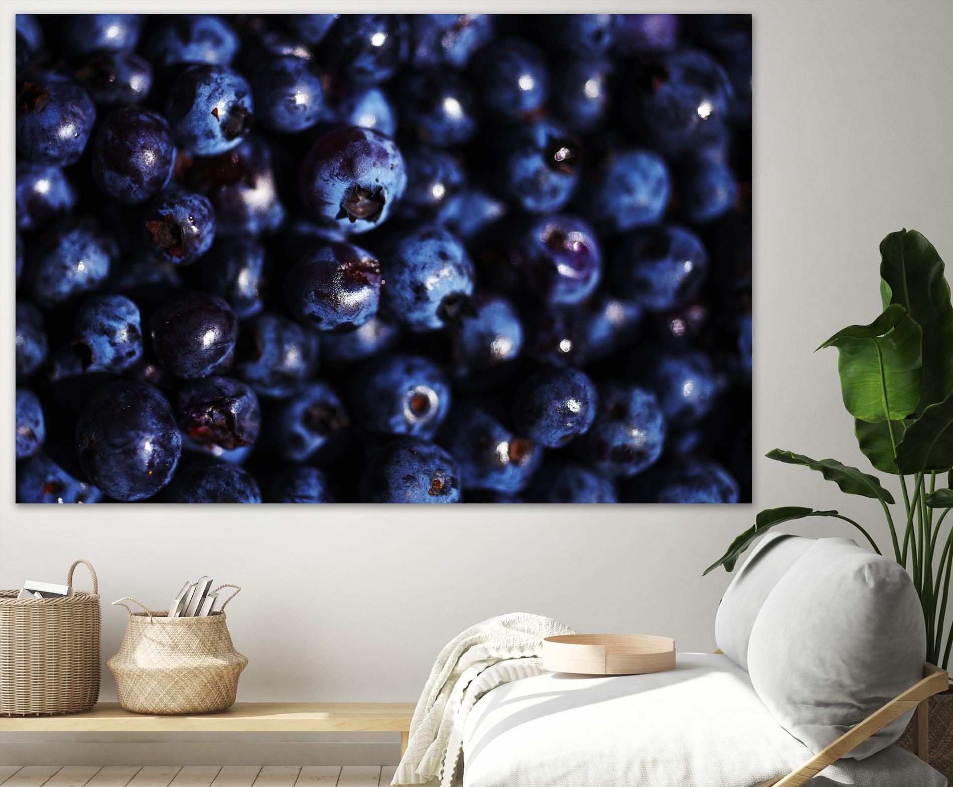 Blueberries I by Peter Morneau on GIANT ART - blue photo art