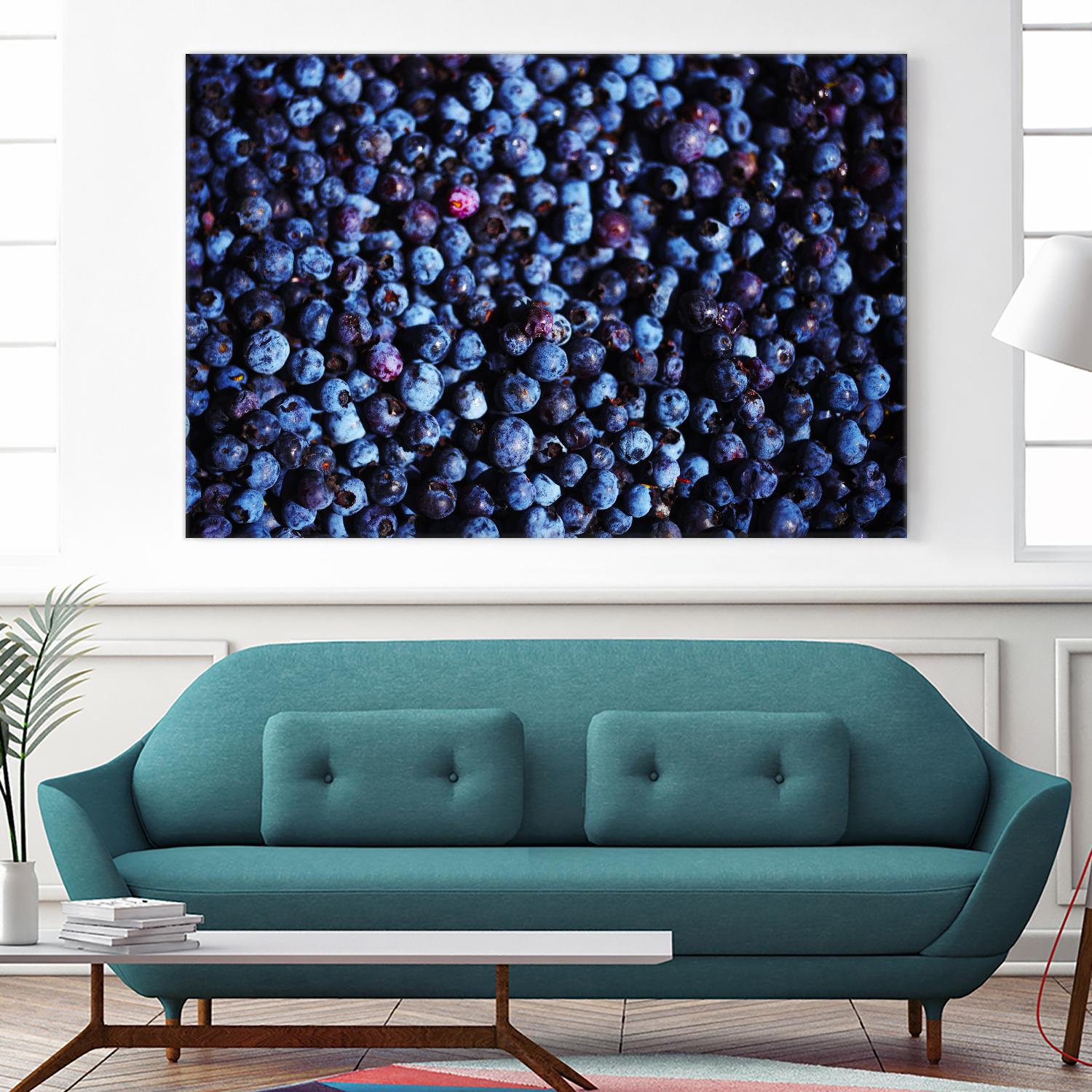 Blueberries II by Peter Morneau on GIANT ART - blue photo art