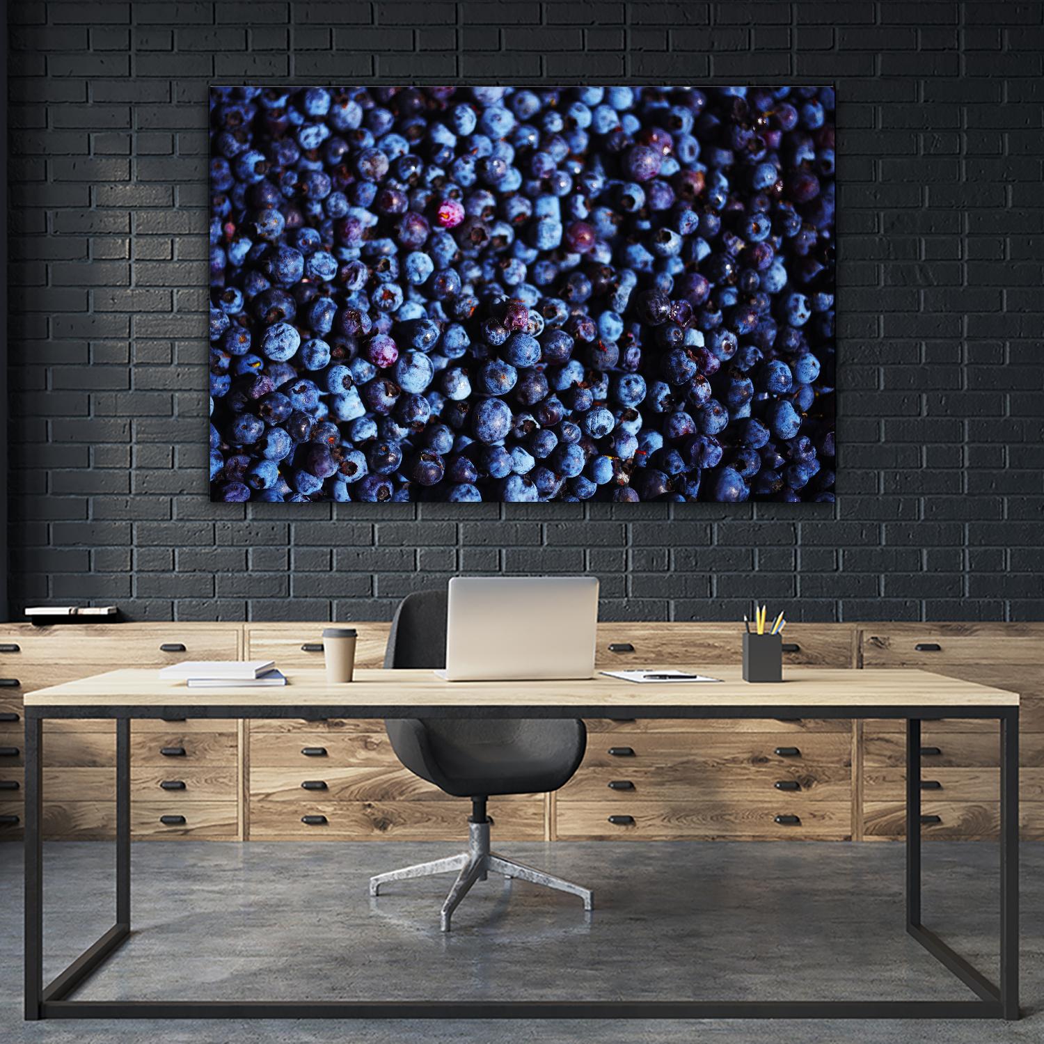 Blueberries II by Peter Morneau on GIANT ART - blue photo art