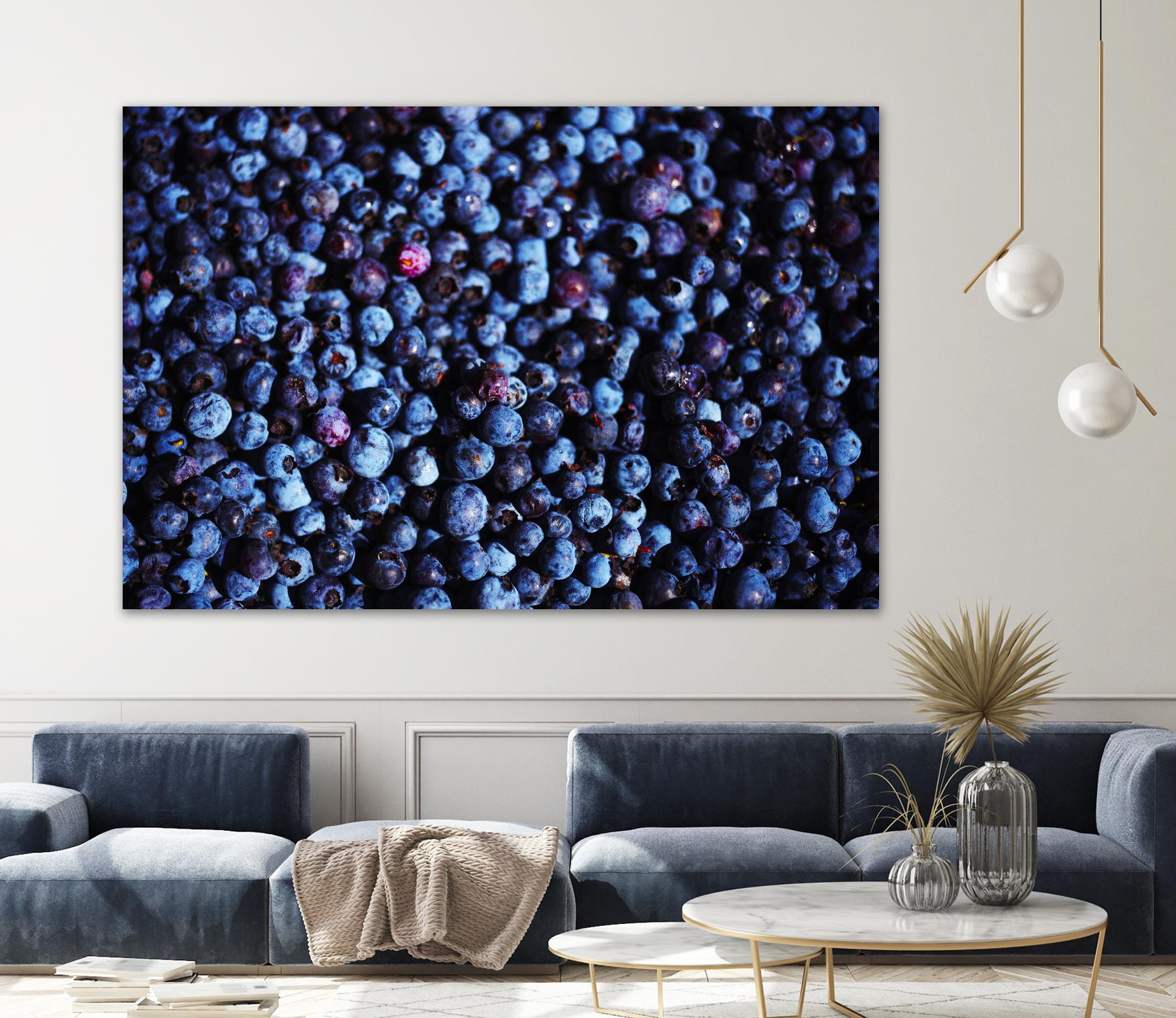 Blueberries II by Peter Morneau on GIANT ART - blue photo art