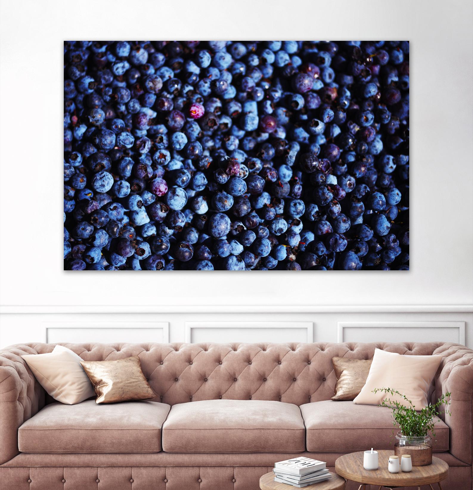 Blueberries II by Peter Morneau on GIANT ART - blue photo art