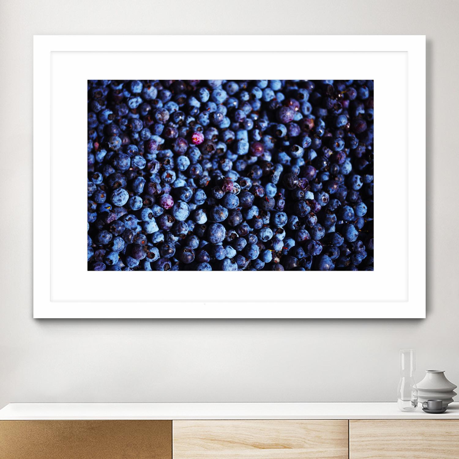 Blueberries II by Peter Morneau on GIANT ART - blue photo art