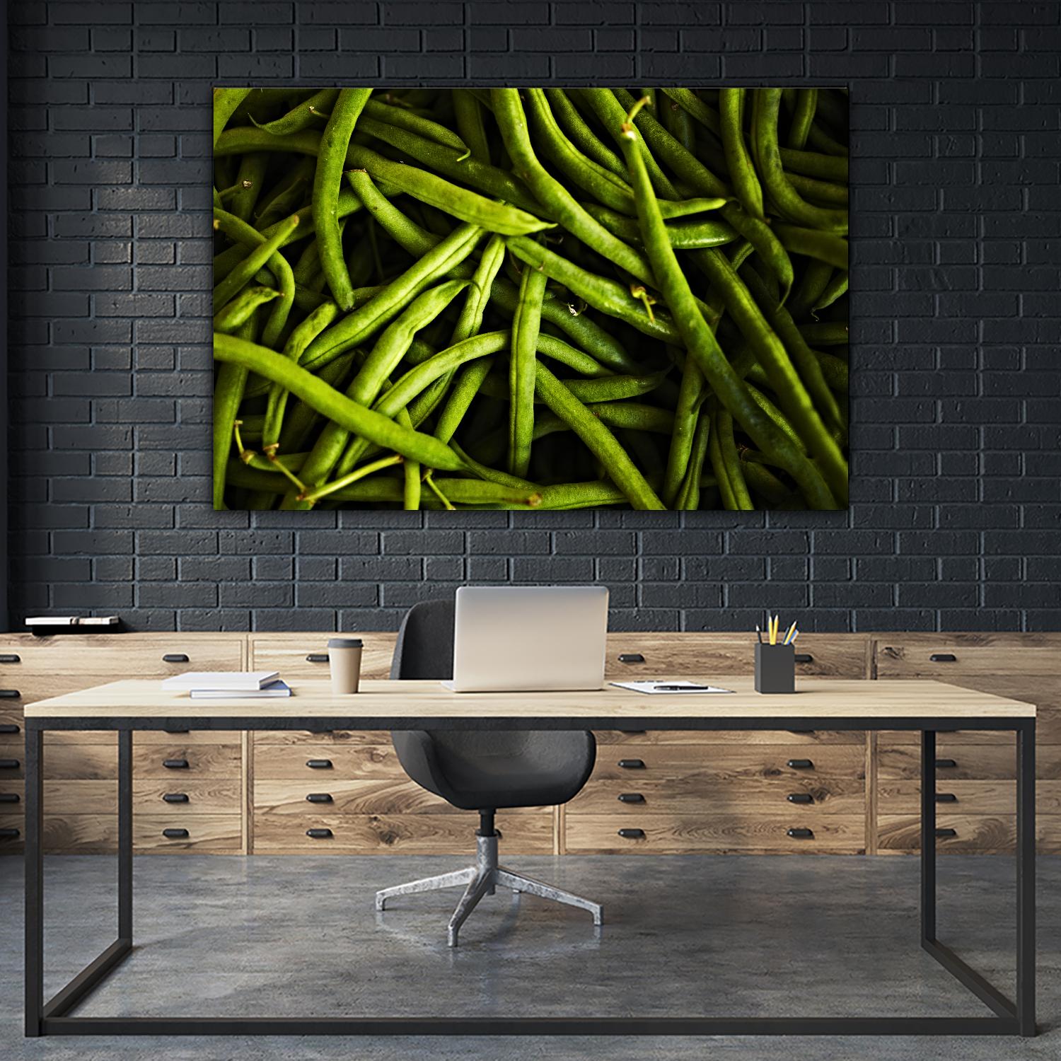 Greens I by Peter Morneau on GIANT ART - black photo art