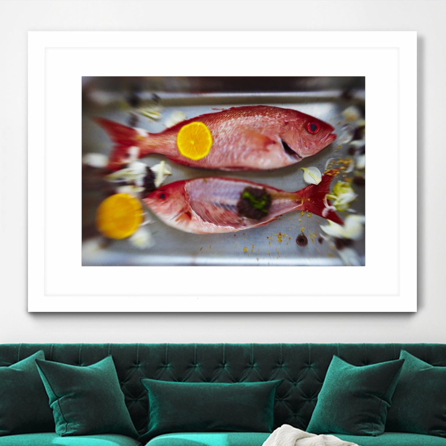 Fish II by Peter Morneau on GIANT ART - yellow photo art
