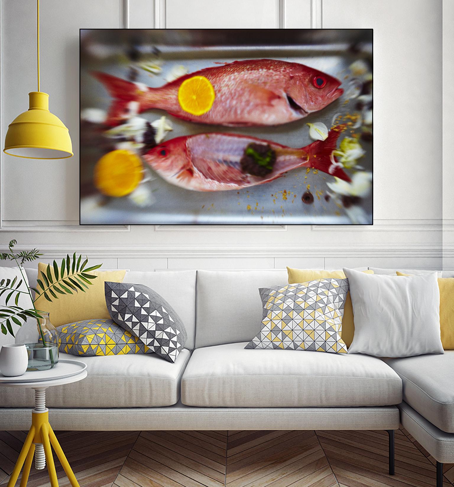 Fish II by Peter Morneau on GIANT ART - yellow photo art