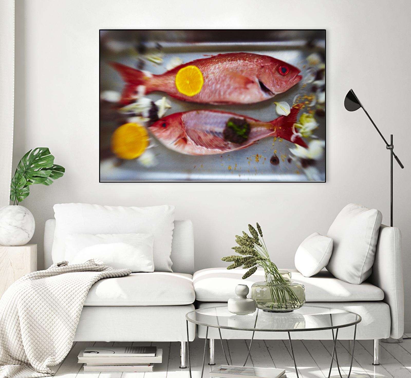 Fish II by Peter Morneau on GIANT ART - yellow photo art
