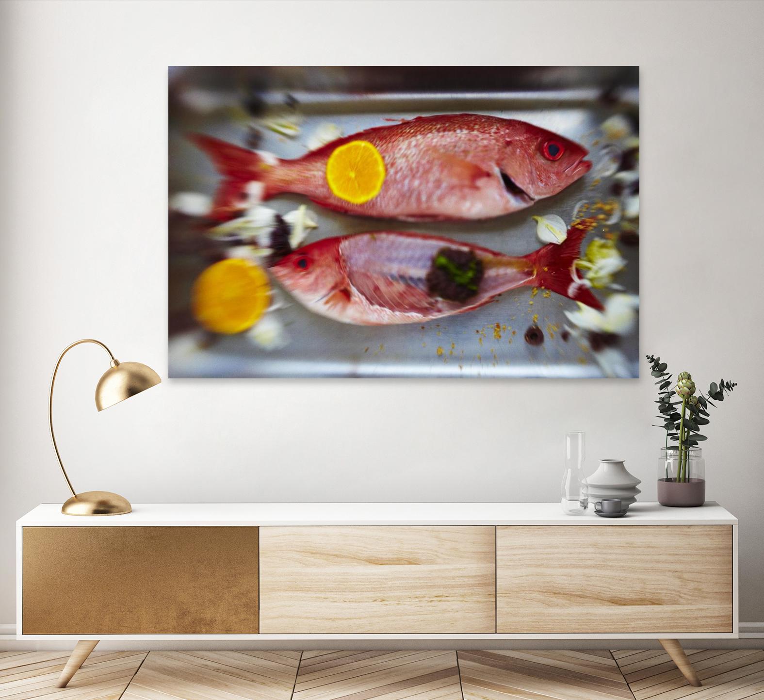 Fish II by Peter Morneau on GIANT ART - yellow photo art
