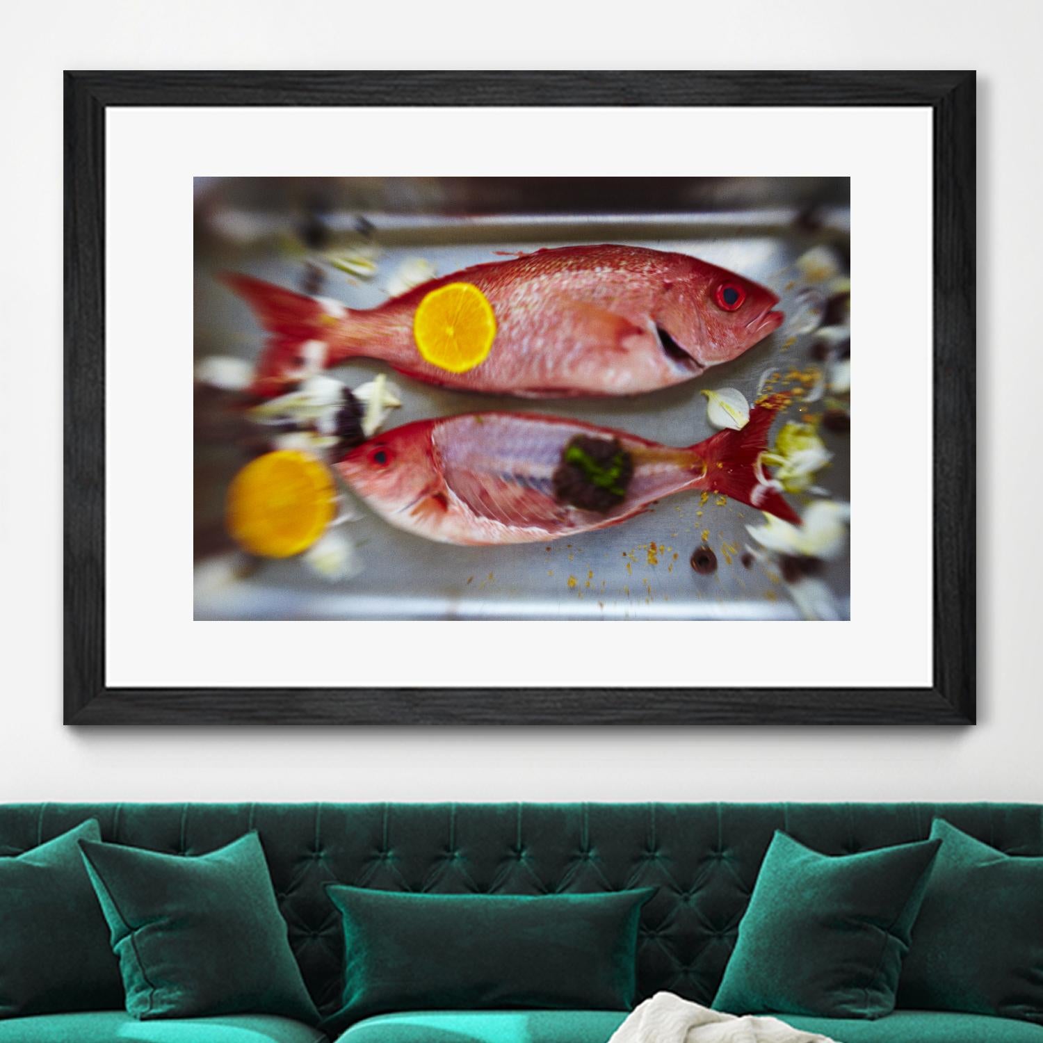 Fish II by Peter Morneau on GIANT ART - yellow photo art