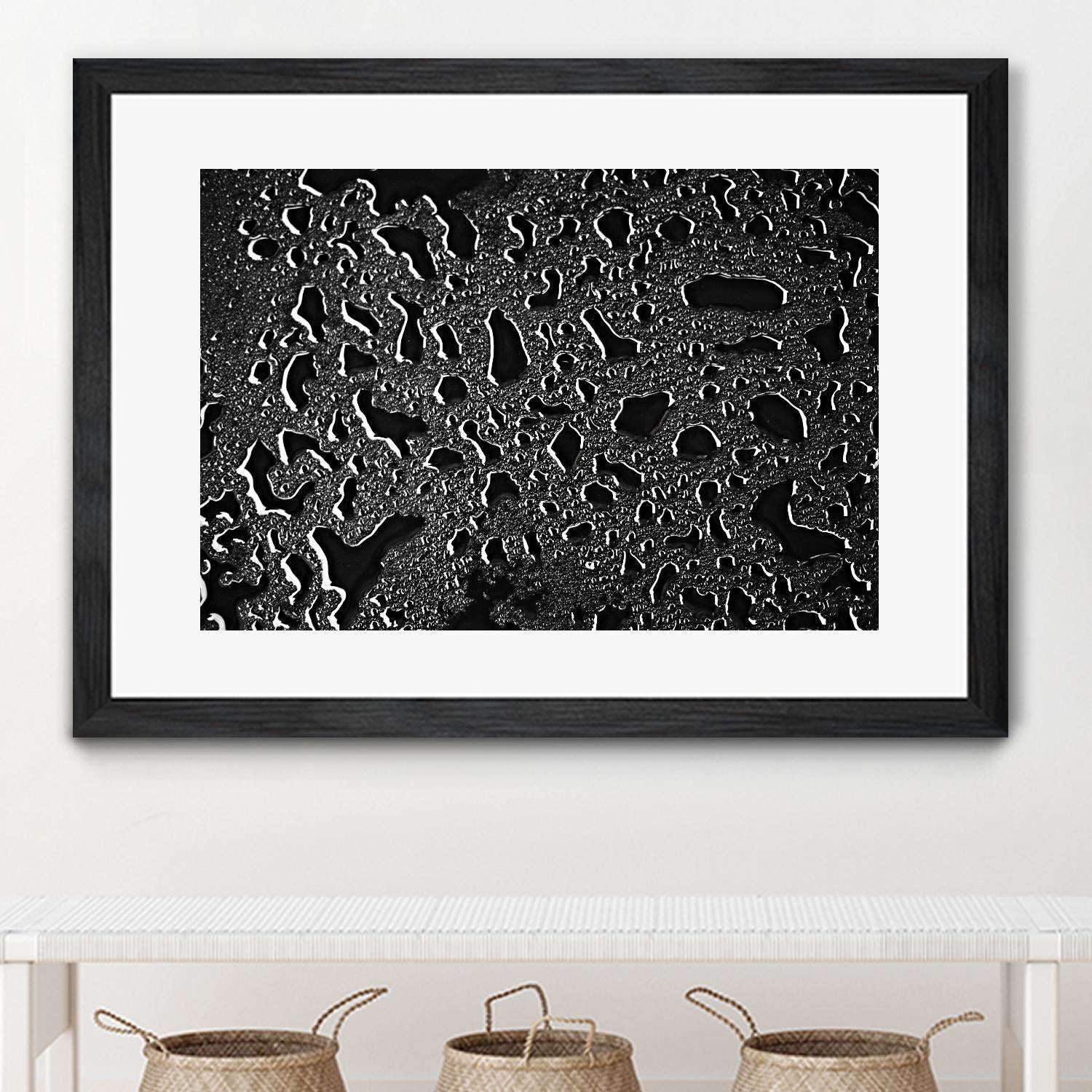 Black water I by Peter Morneau on GIANT ART - grey photo art