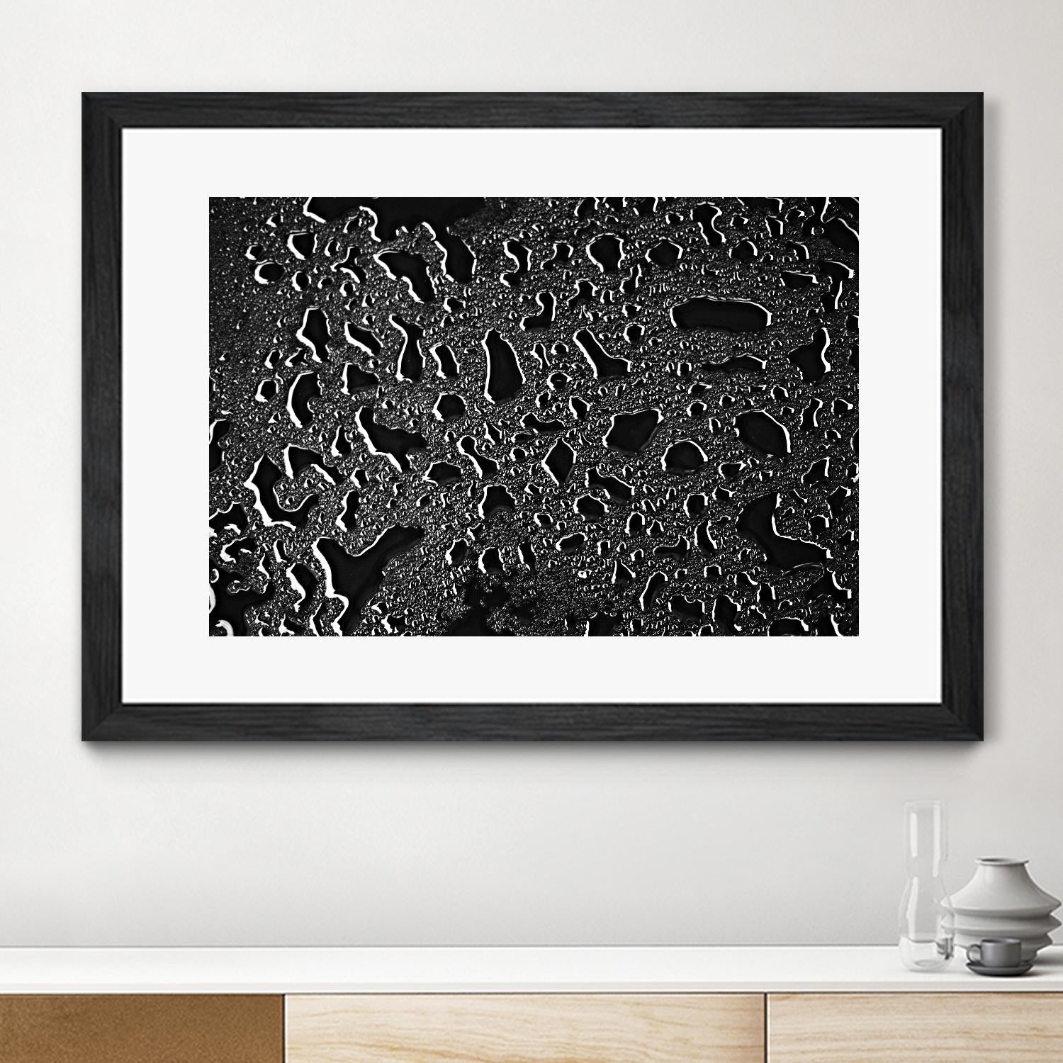 Black water I by Peter Morneau on GIANT ART - grey photo art