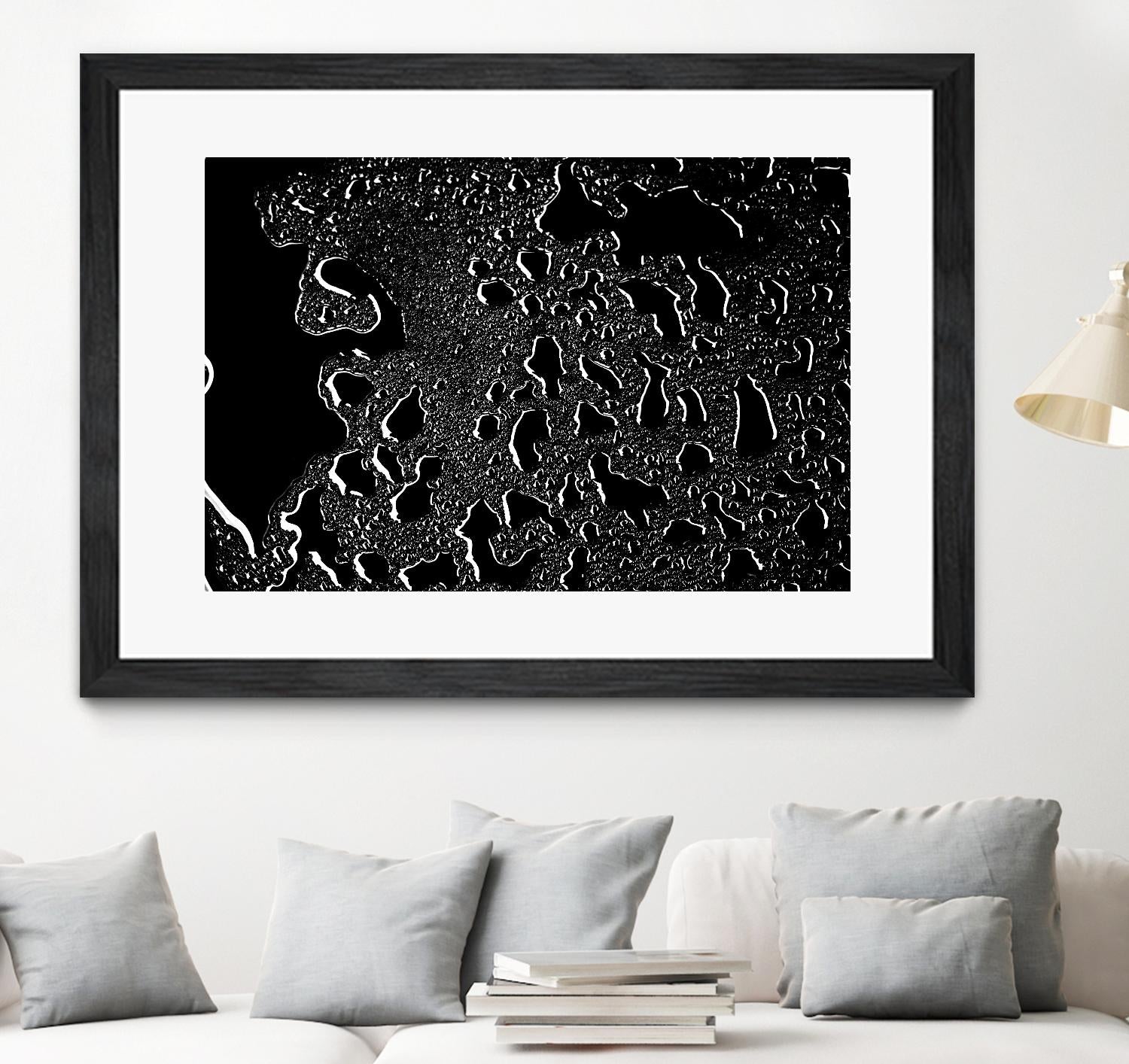 Black water III by Peter Morneau on GIANT ART - grey photo art