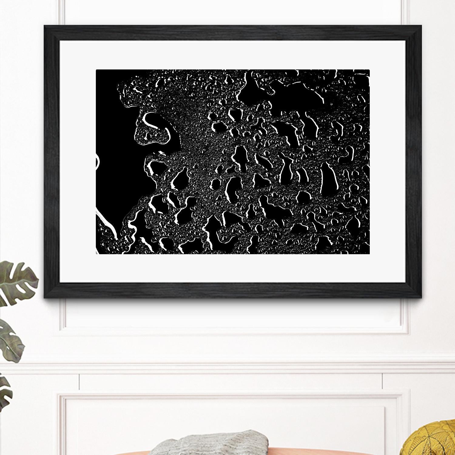 Black water III by Peter Morneau on GIANT ART - grey photo art