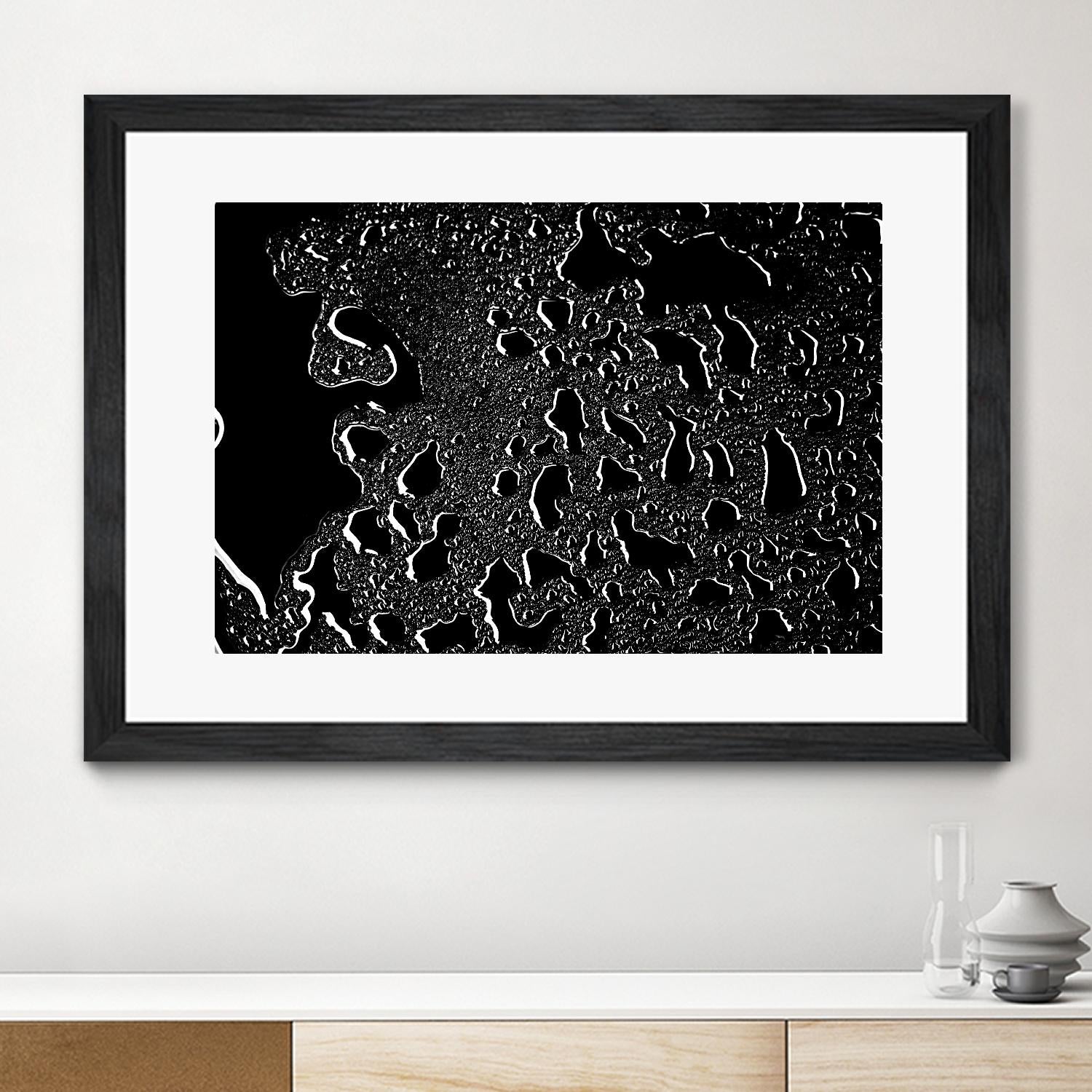 Black water III by Peter Morneau on GIANT ART - grey photo art