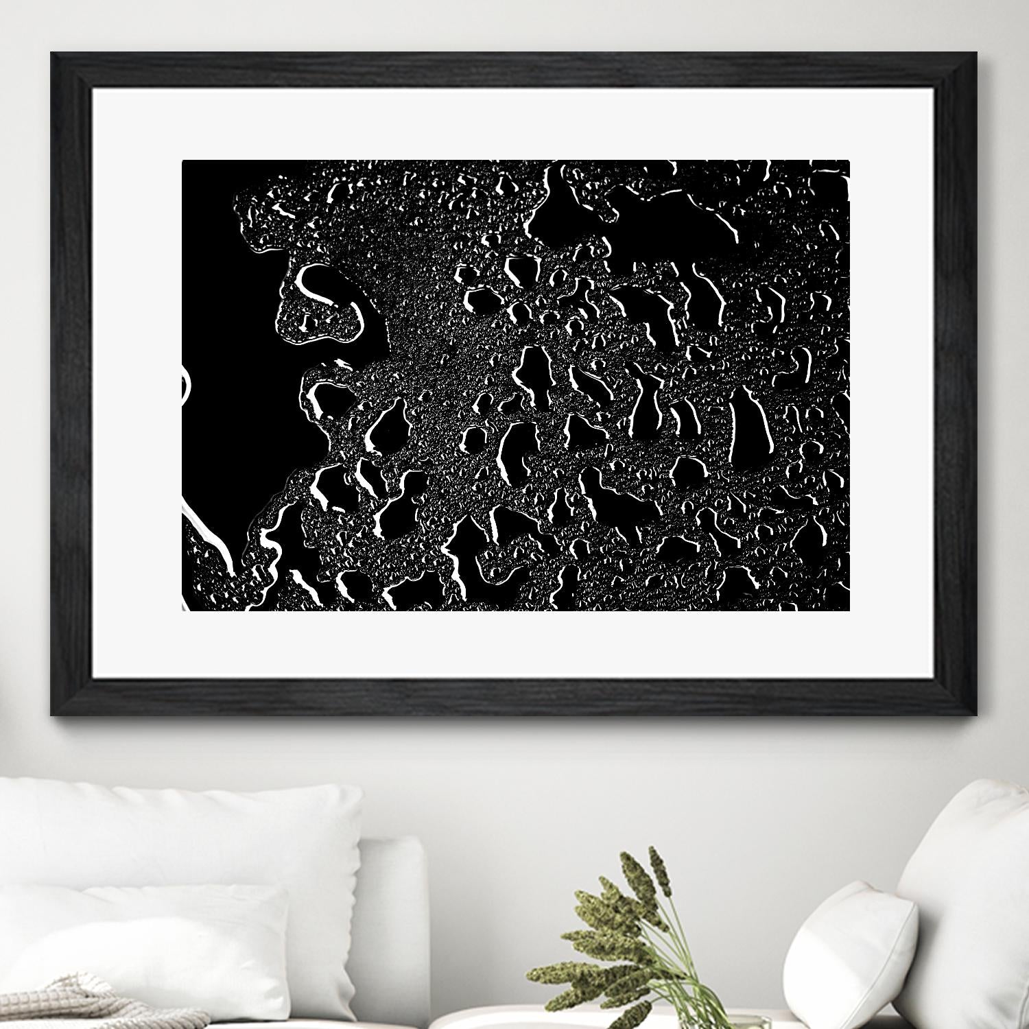 Black water III by Peter Morneau on GIANT ART - grey photo art