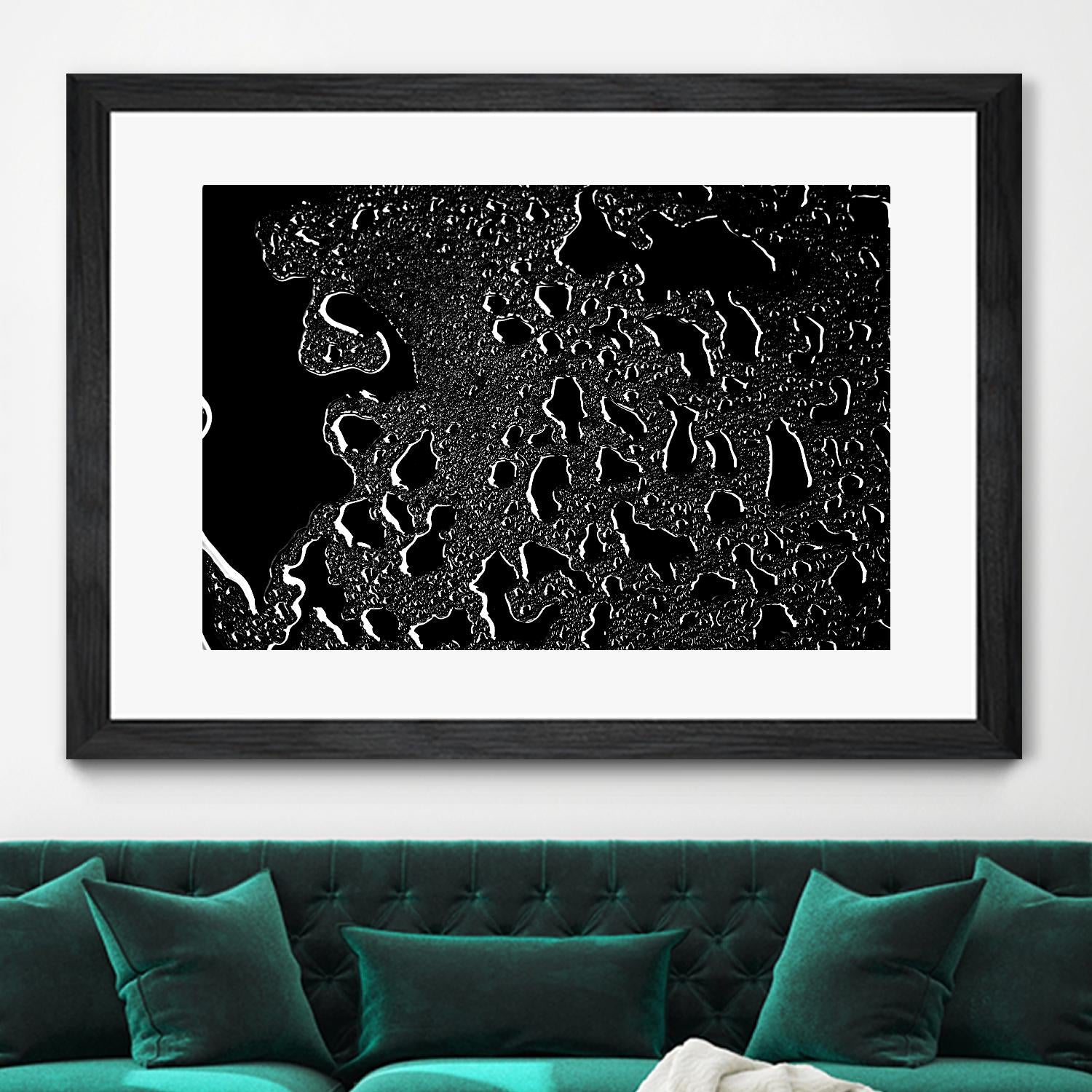 Black water III by Peter Morneau on GIANT ART - grey photo art