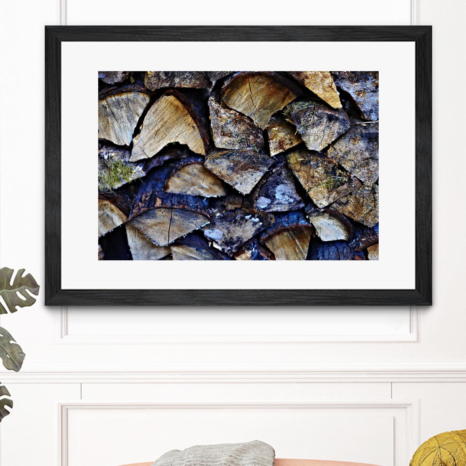 Wood II by Peter Morneau on GIANT ART - blue photo art