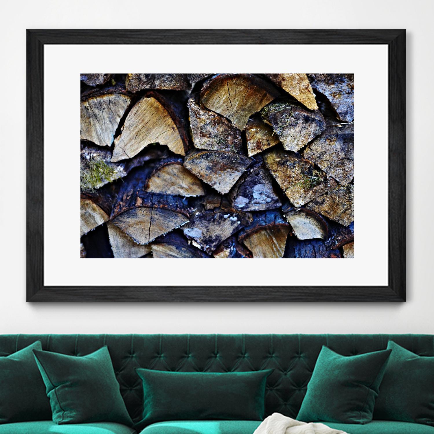 Wood II by Peter Morneau on GIANT ART - blue photo art