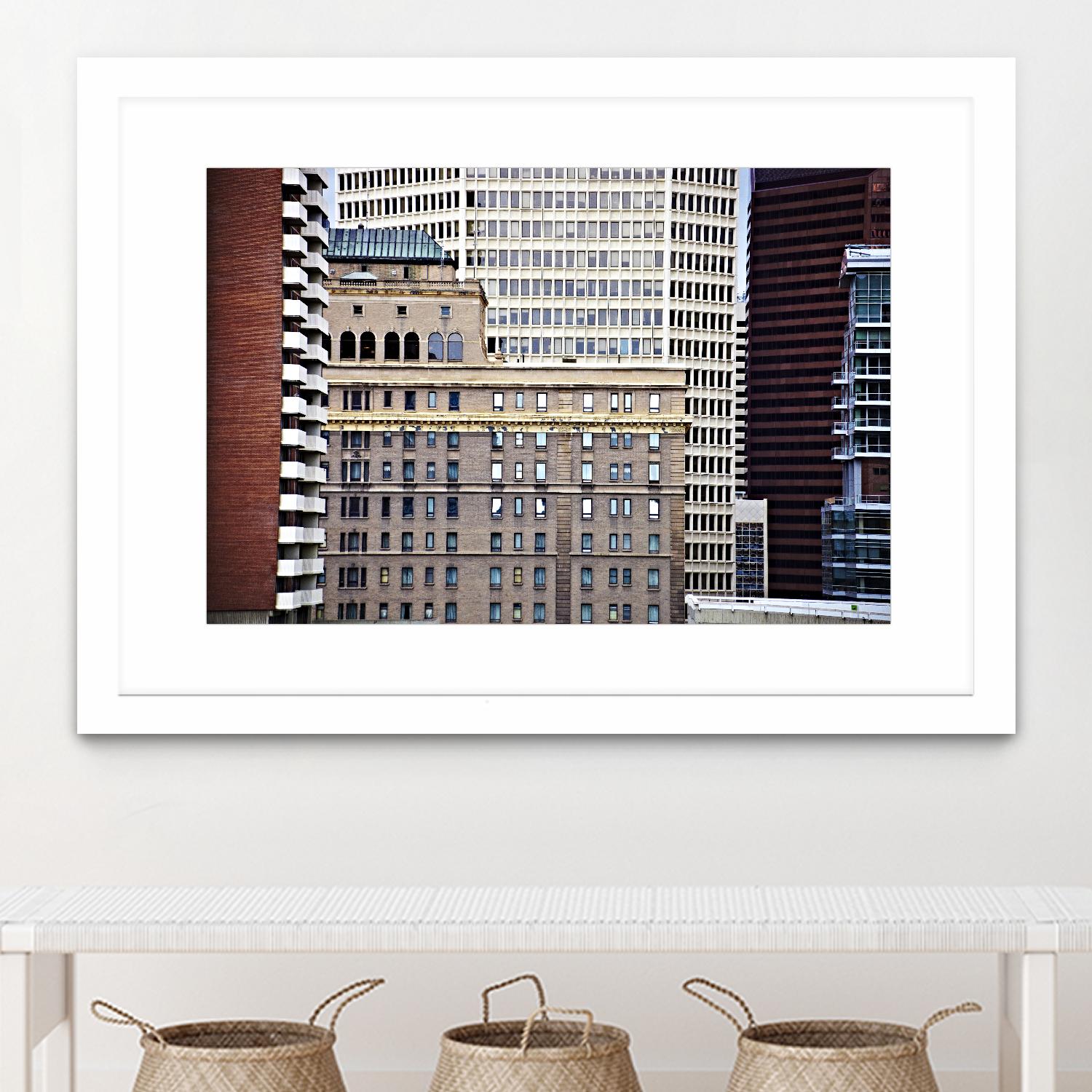 Buildings I by Peter Morneau on GIANT ART - brown photography artistes du québec