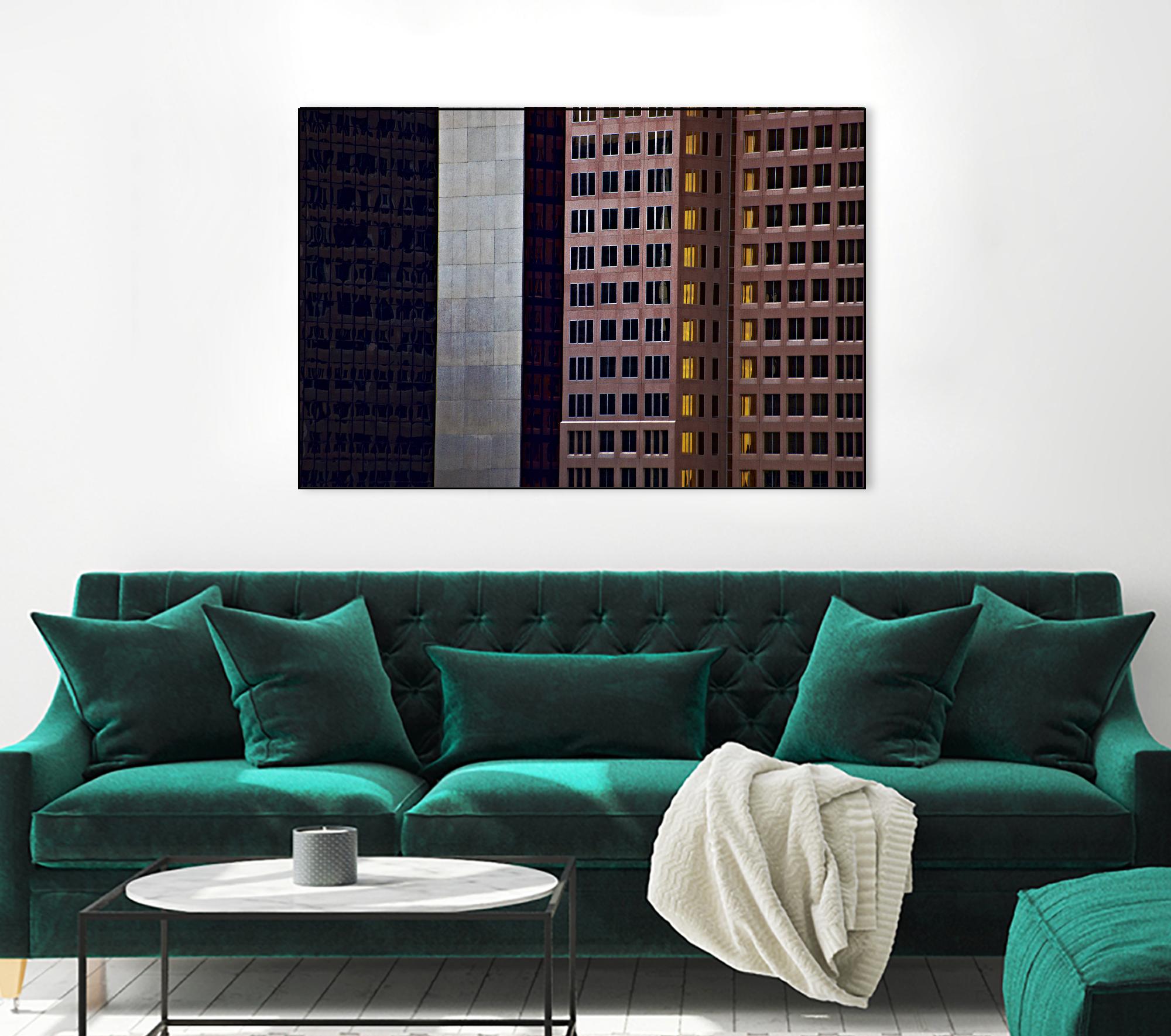 Buildings X by Peter Morneau on GIANT ART - grey photo art